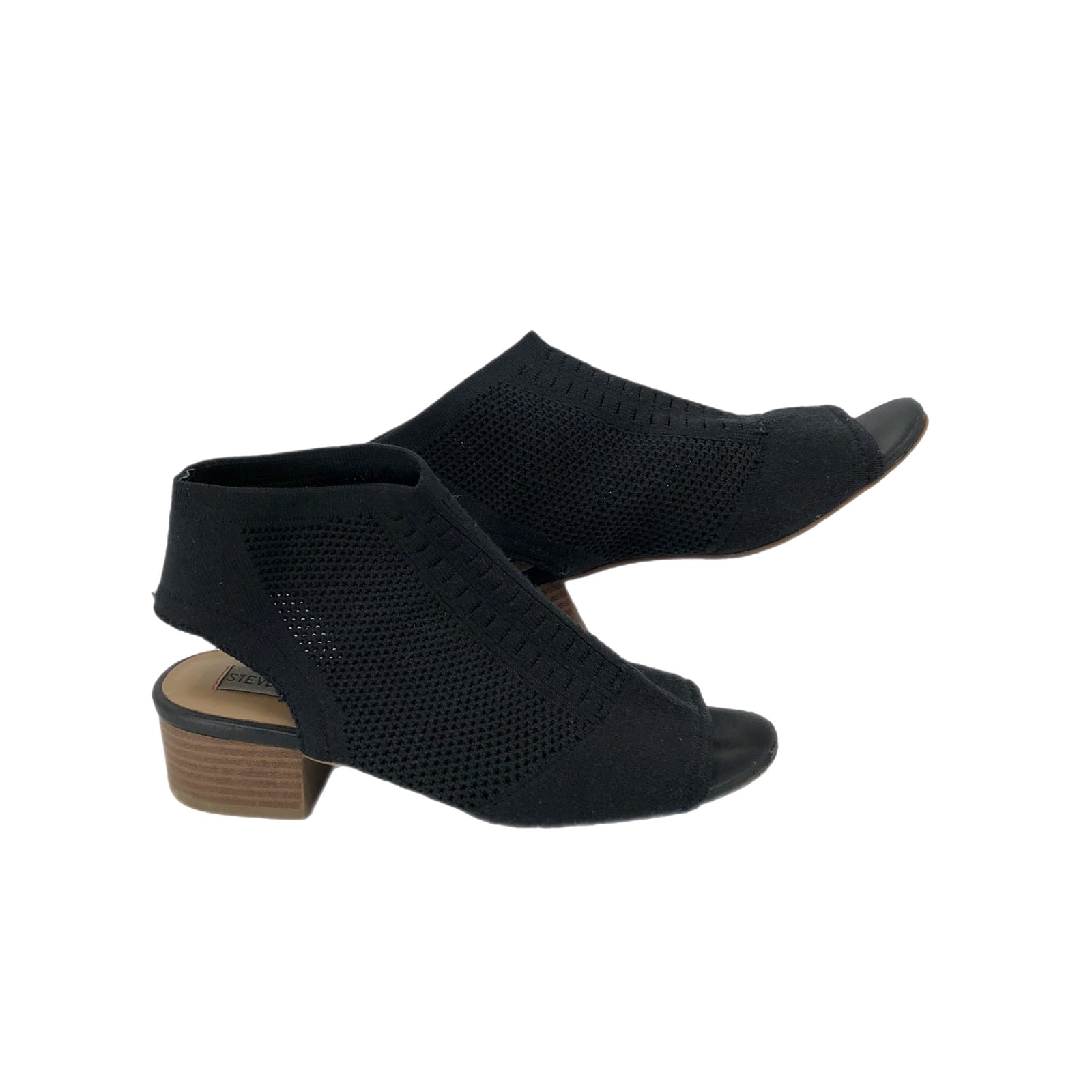 Steve Madden Black Textile Ankle Boots