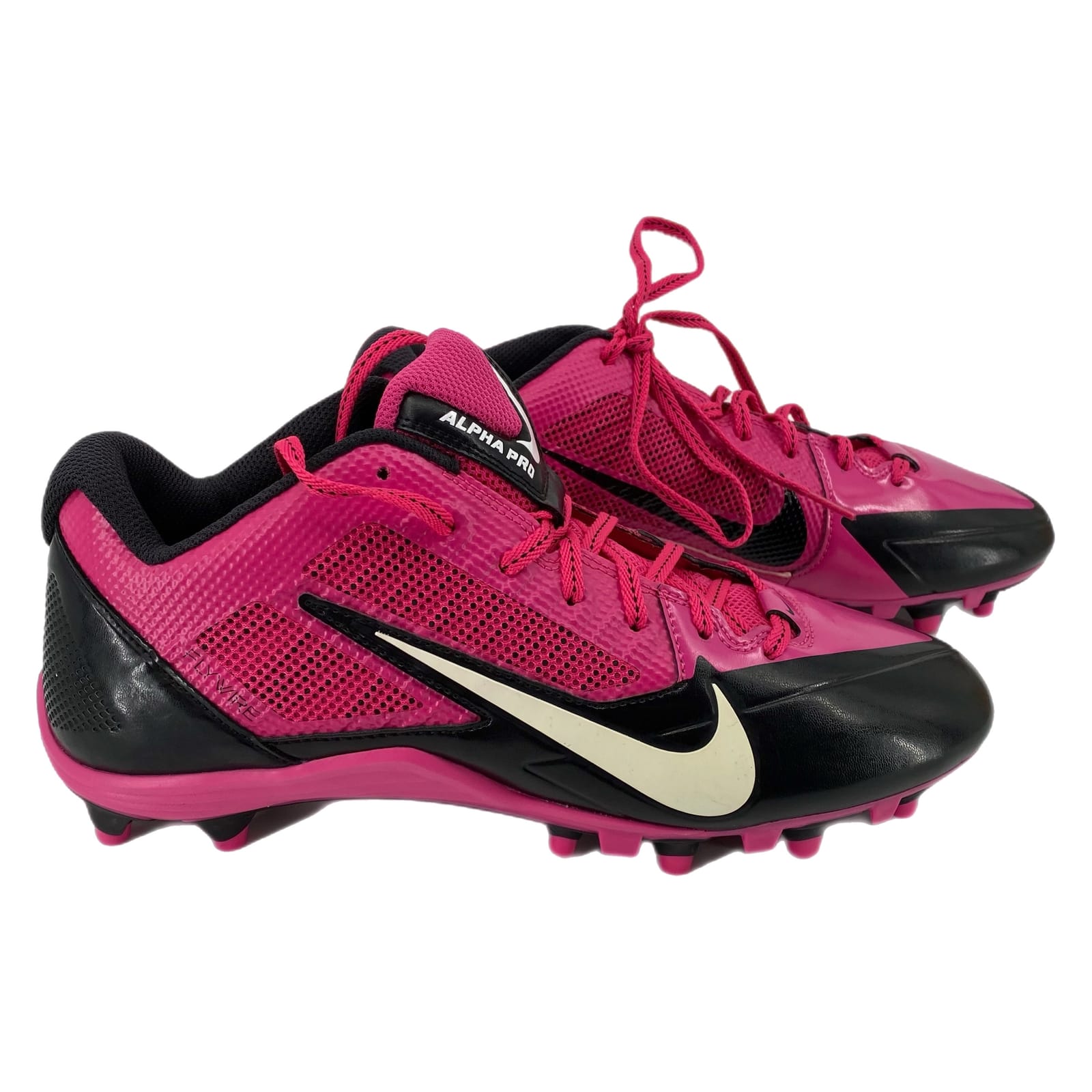 Nike Pink/Black Alpha Pro TD Flywire Cleats