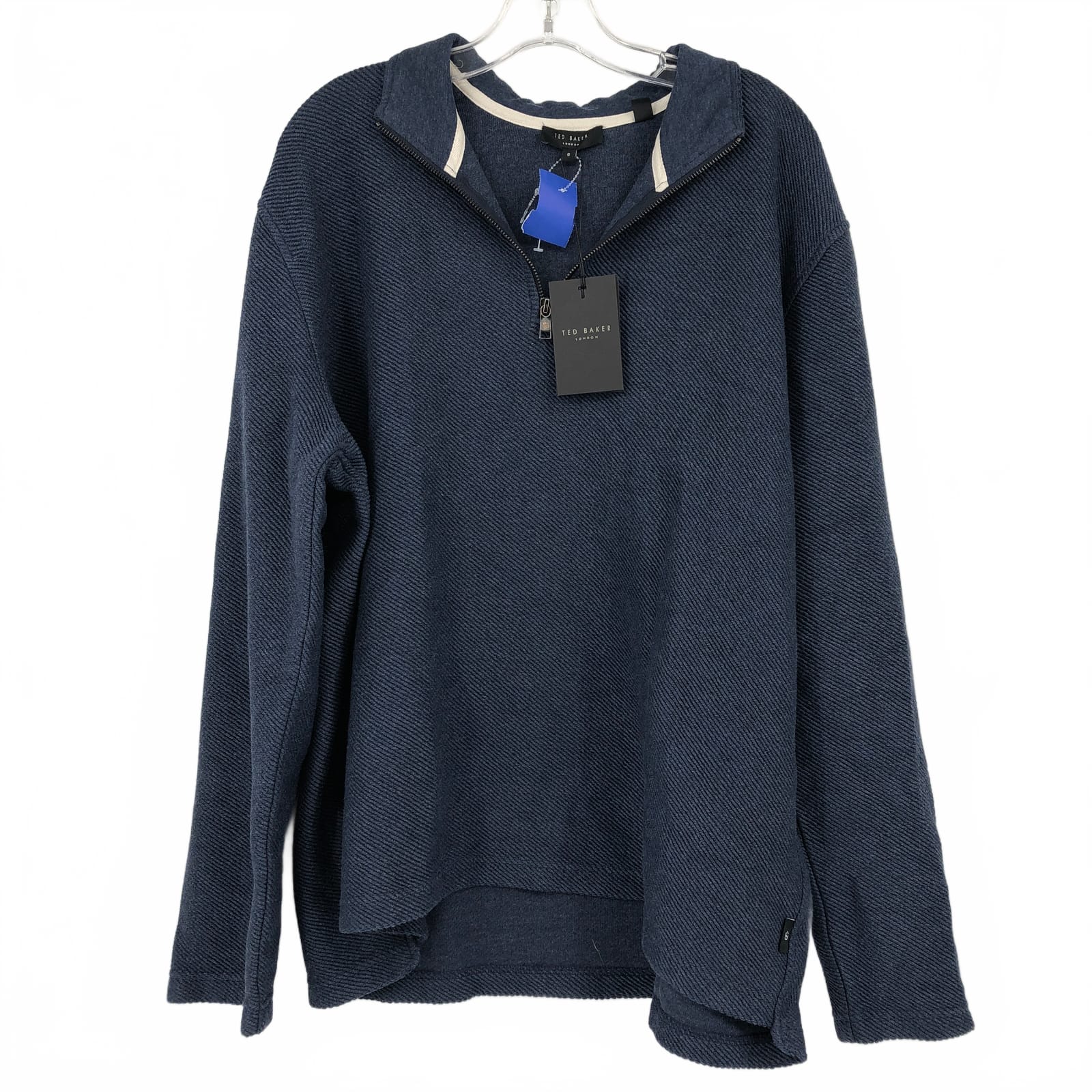 Ted Baker Blue Polyester Pullover Sweater