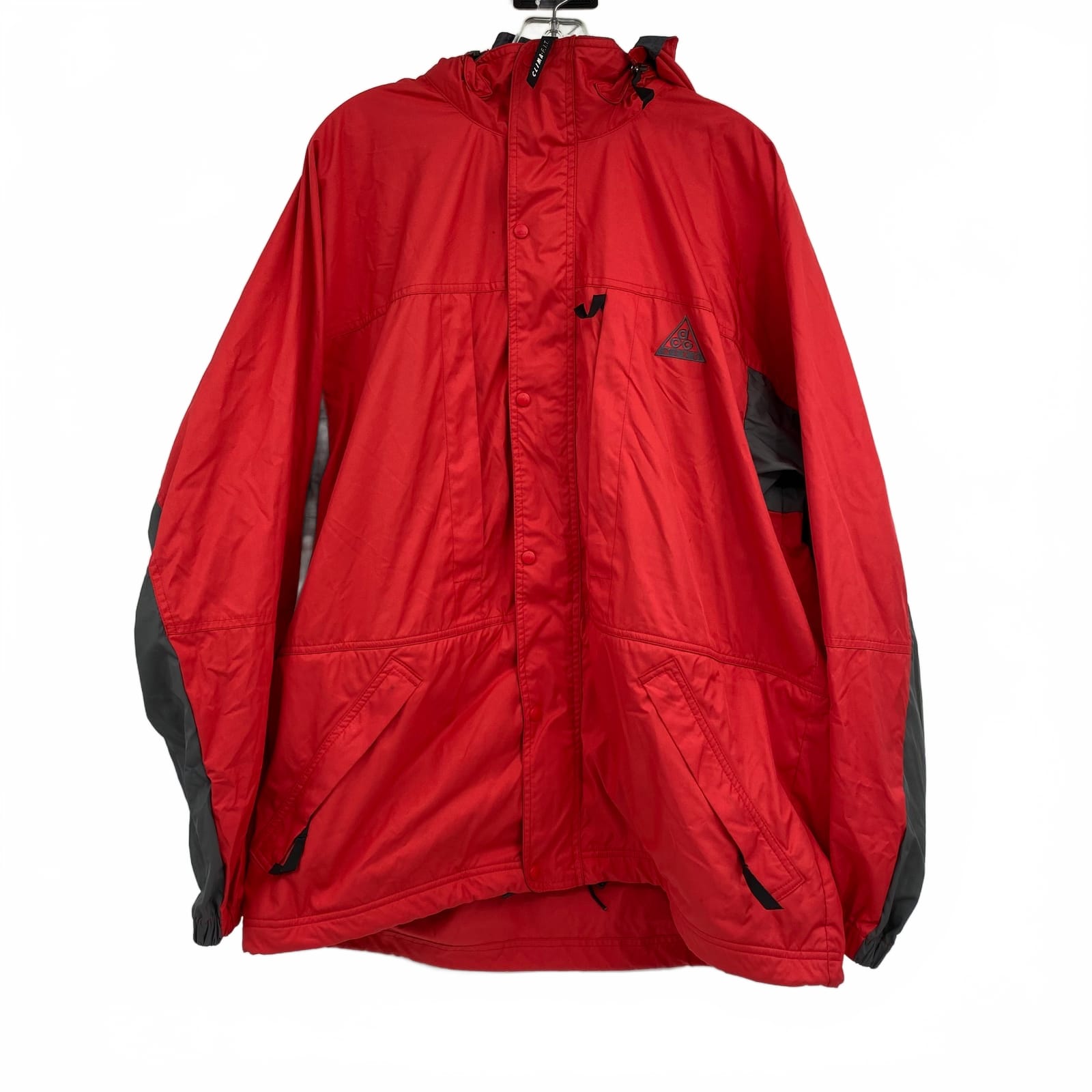 Nike ACG Red/Gray Windbreaker Jacket