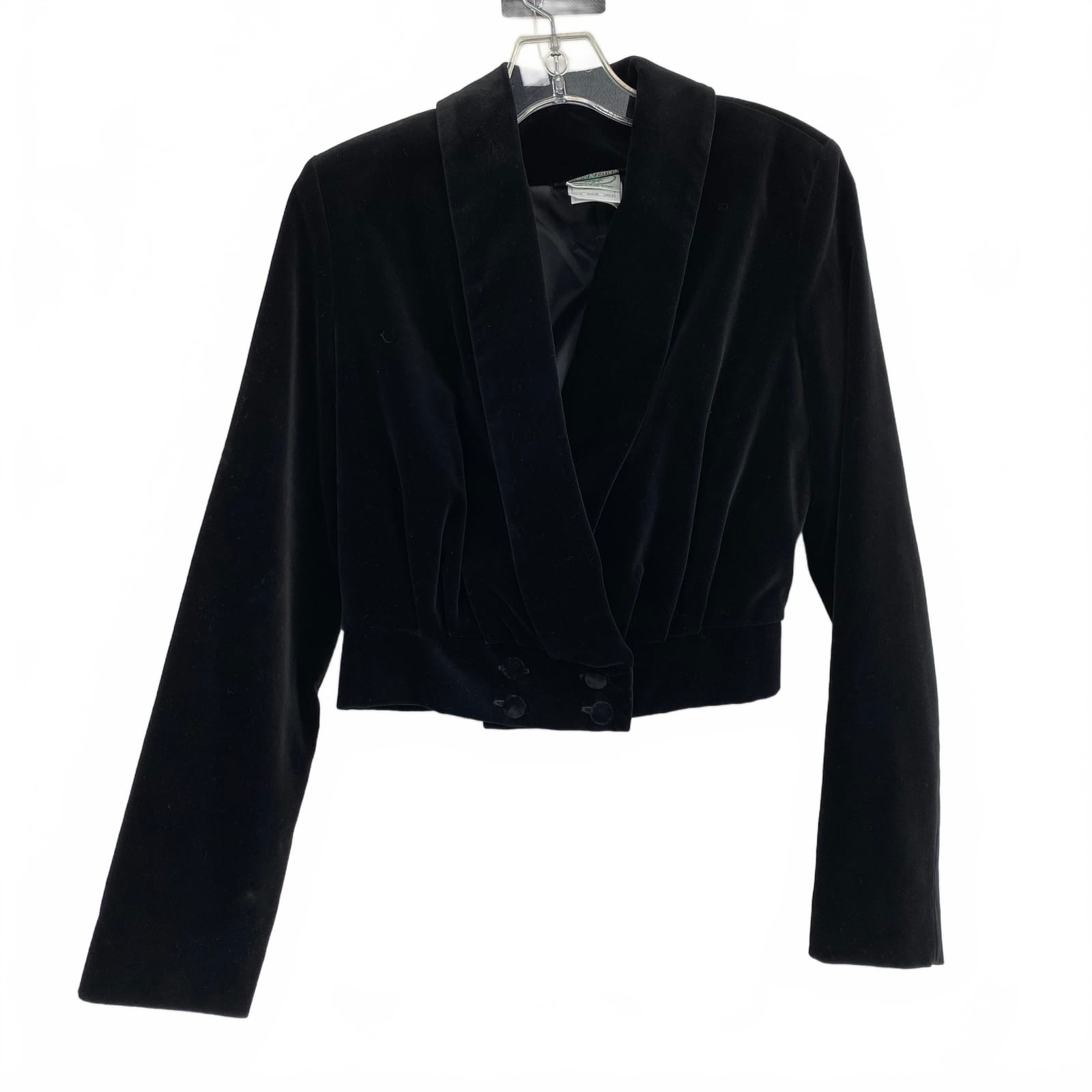 Laura Ashley Black Velvet Blazer