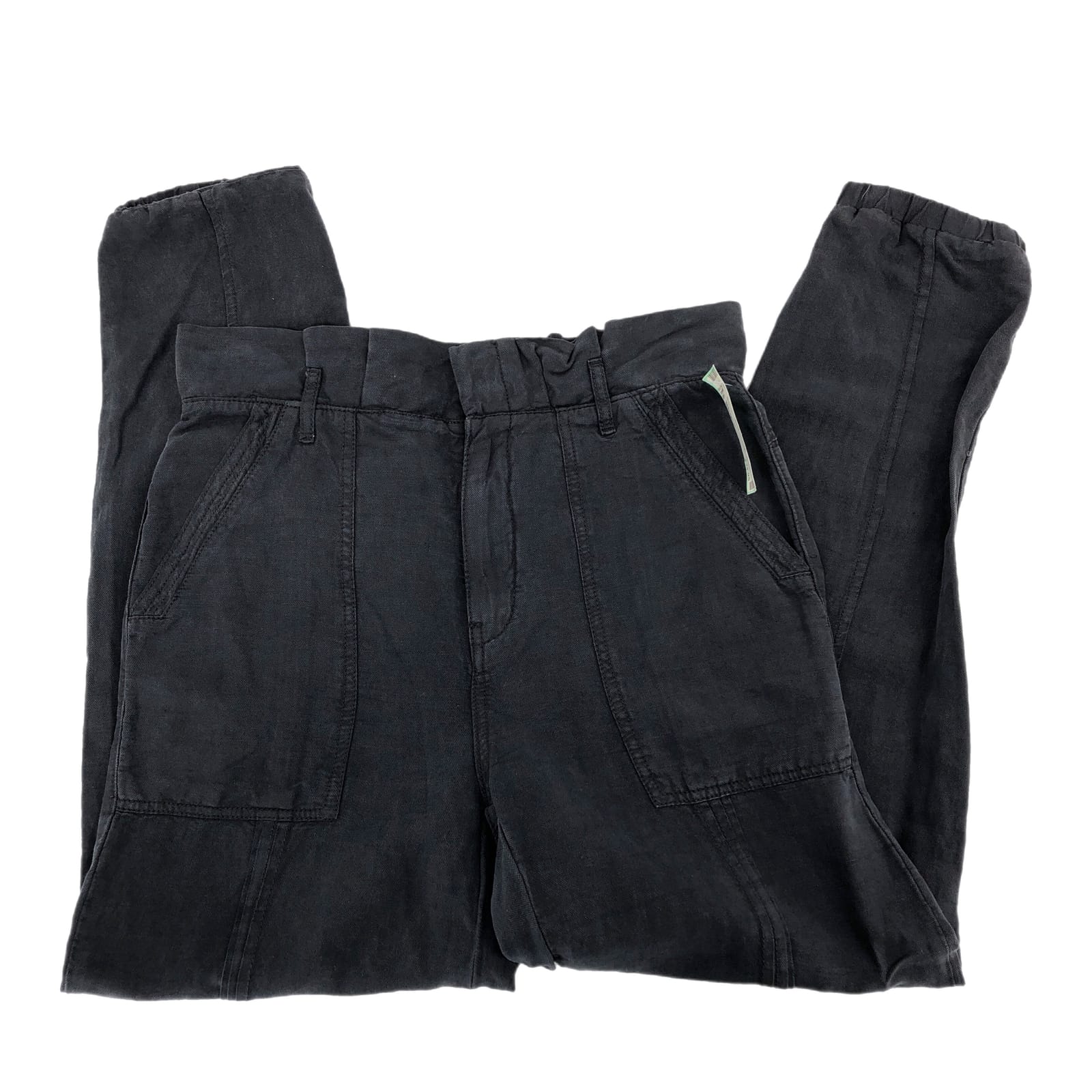 Anthropologie Gray High-Rise Beach Pants