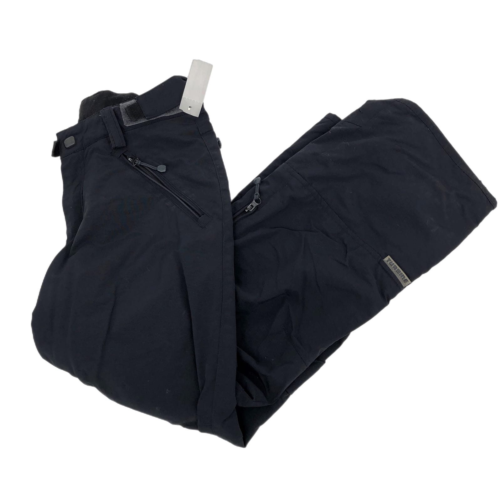 Black Winter-Ready Snow Pants