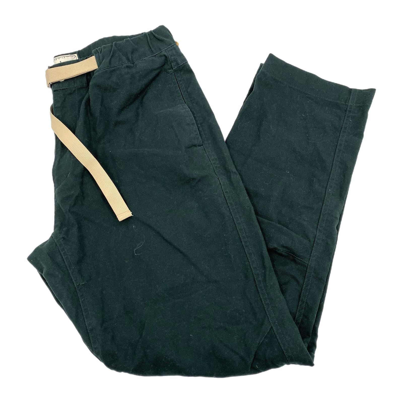 Wondery Green Belted Cargo Pants
