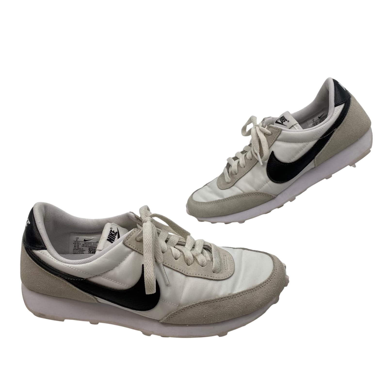 Nike White Synthetic Athletic Sneakers