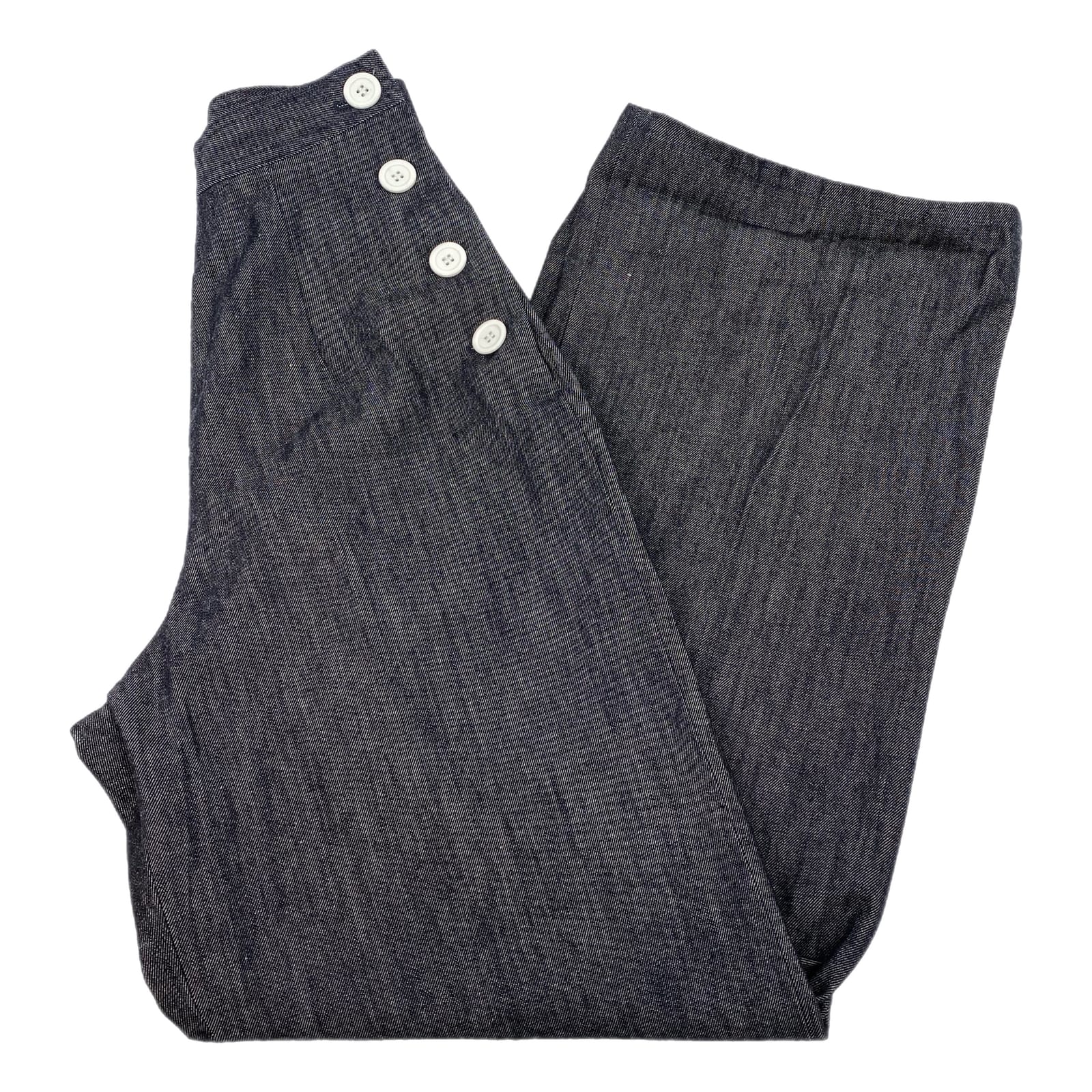 Vivien Holloway Dark Wash High-Waisted Wide Leg Jeans