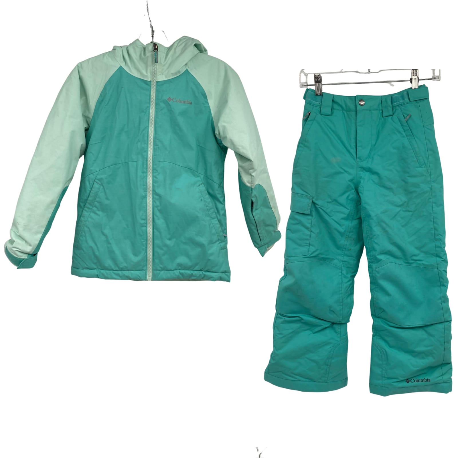 Columbia Kids Green Snow Pants Set