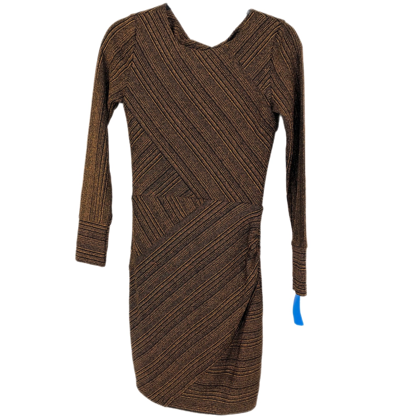 Greylin Brown & Black Keyhole Back Dress