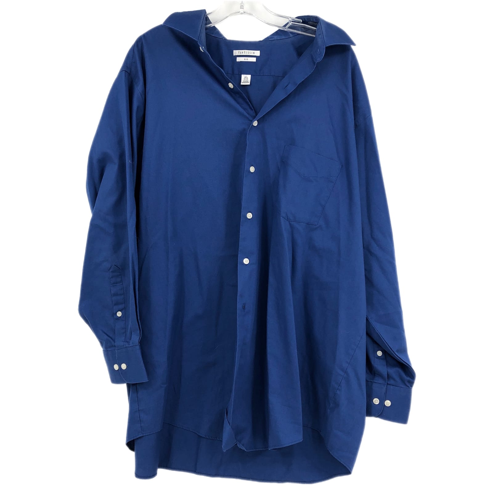 Van Heusen Blue Long Sleeve Button-Up