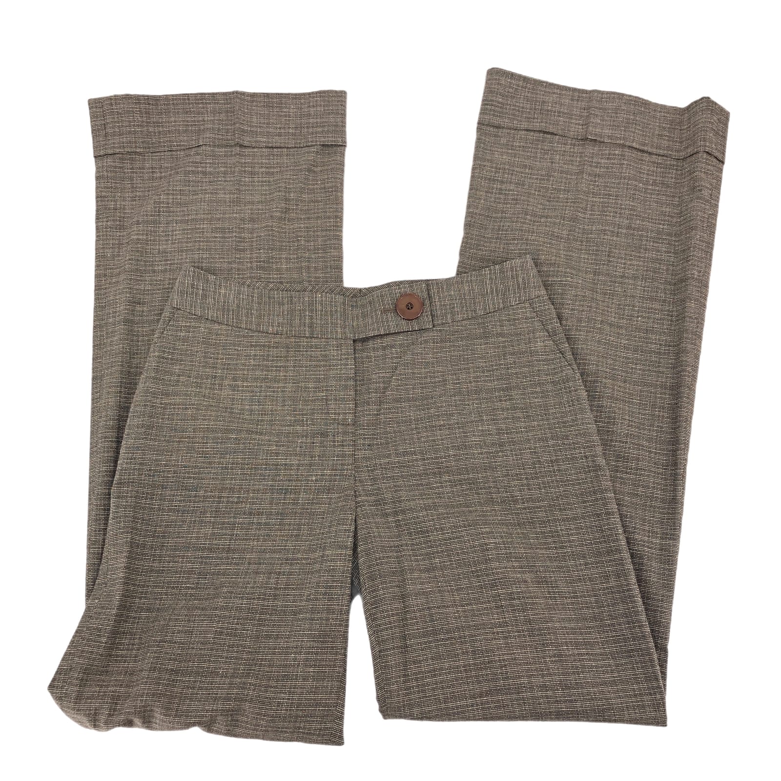 Semantiks Brown & Black Wide Leg Pants