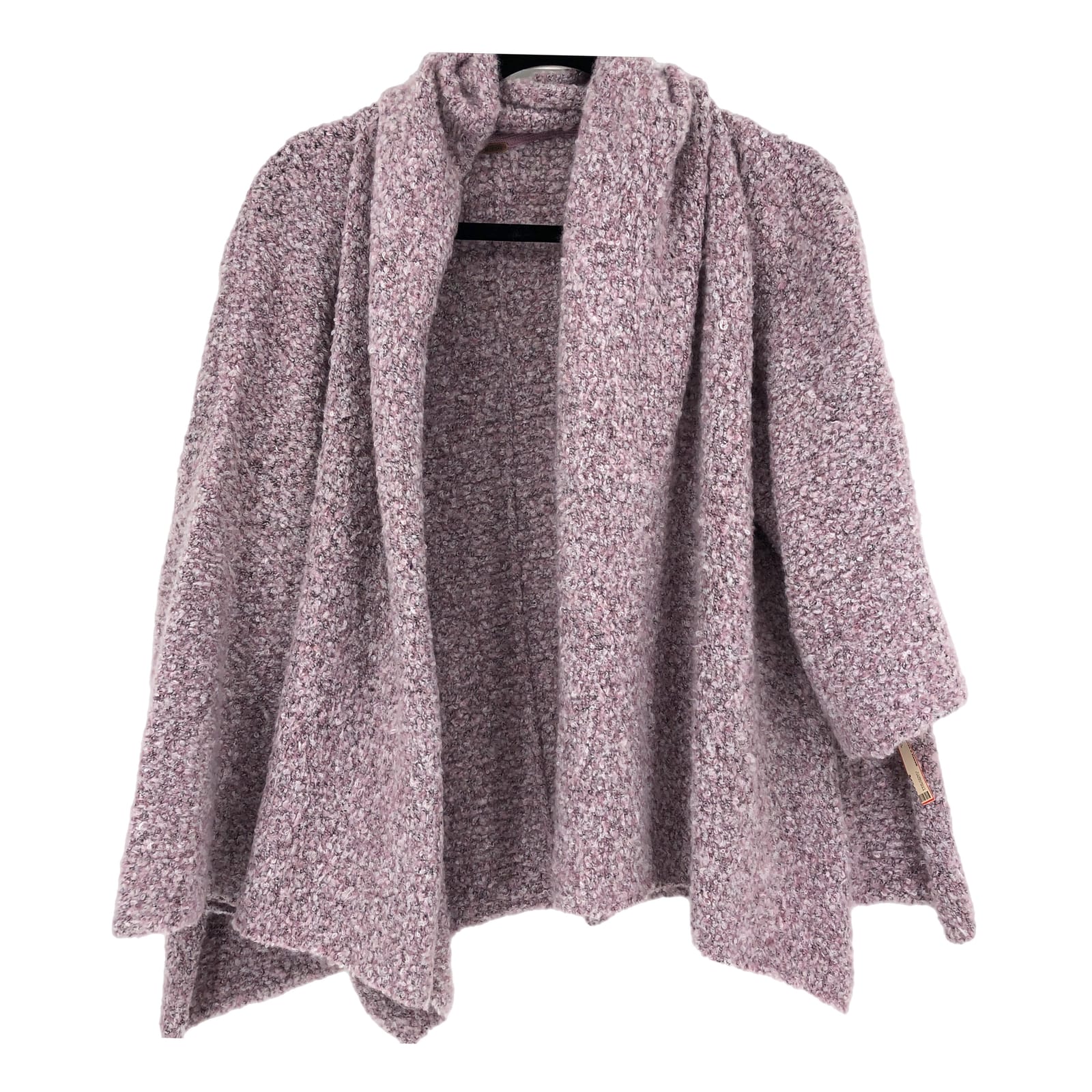 Free People Purple & White Pullover Cardigan