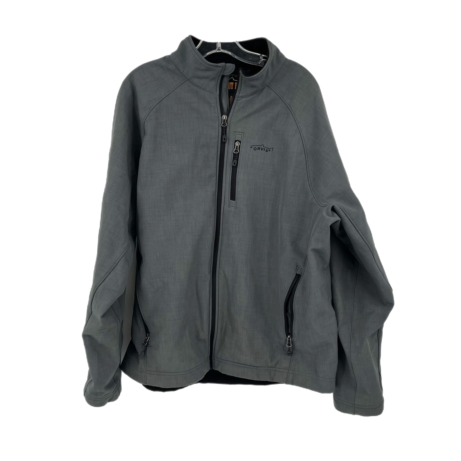 Orvis Gray Mid-Length Polyester Performance Jacket