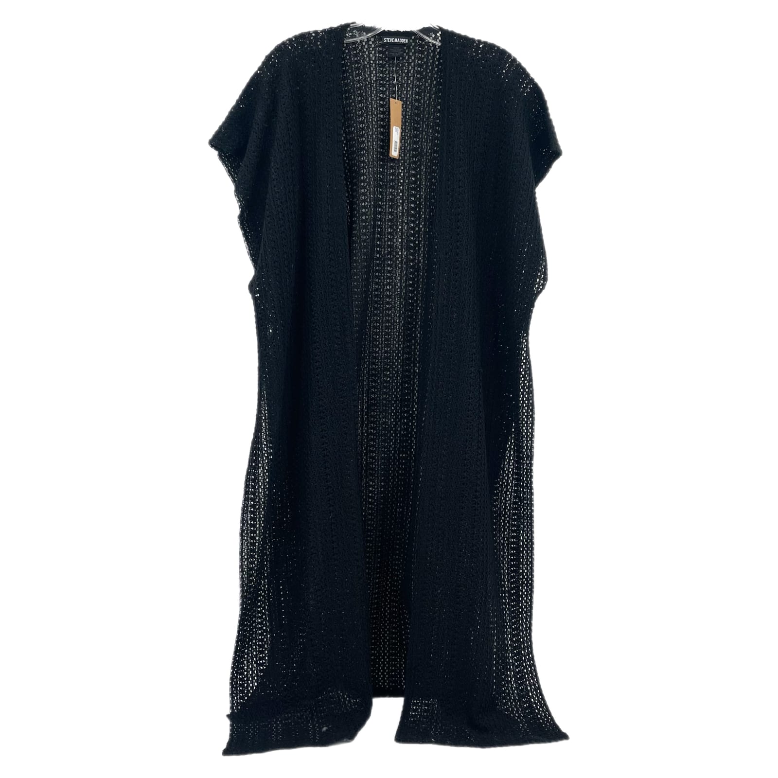 Steve Madden Black Classic Kimono Cardigan