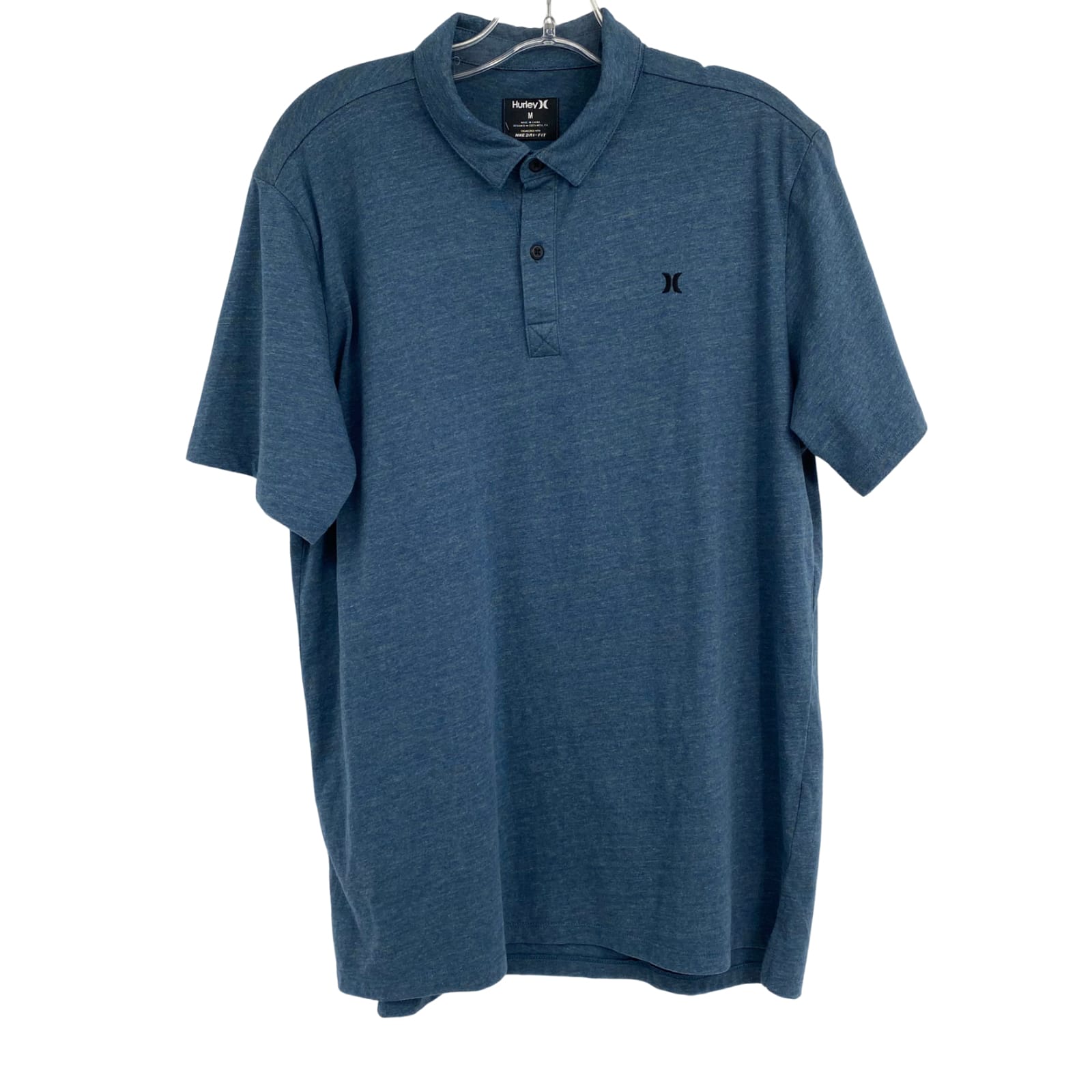 Hurley Blue Classic Short Sleeve Polo Shirt