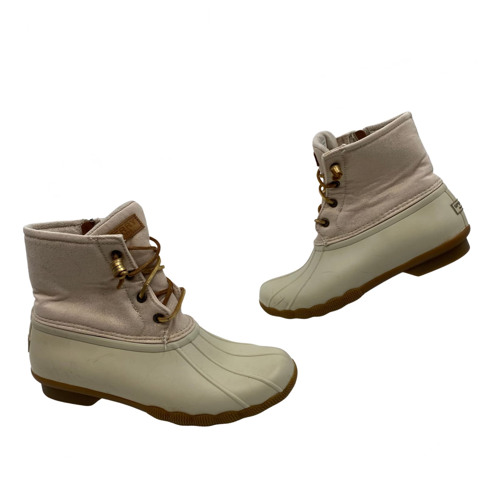 Sperry Beige Synthetic Classic Bootie