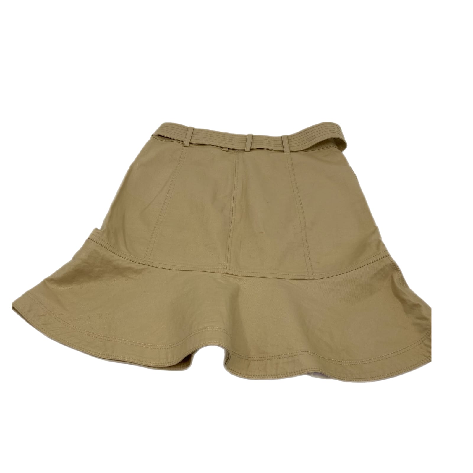 Tory Burch Tan A-Line Skirt