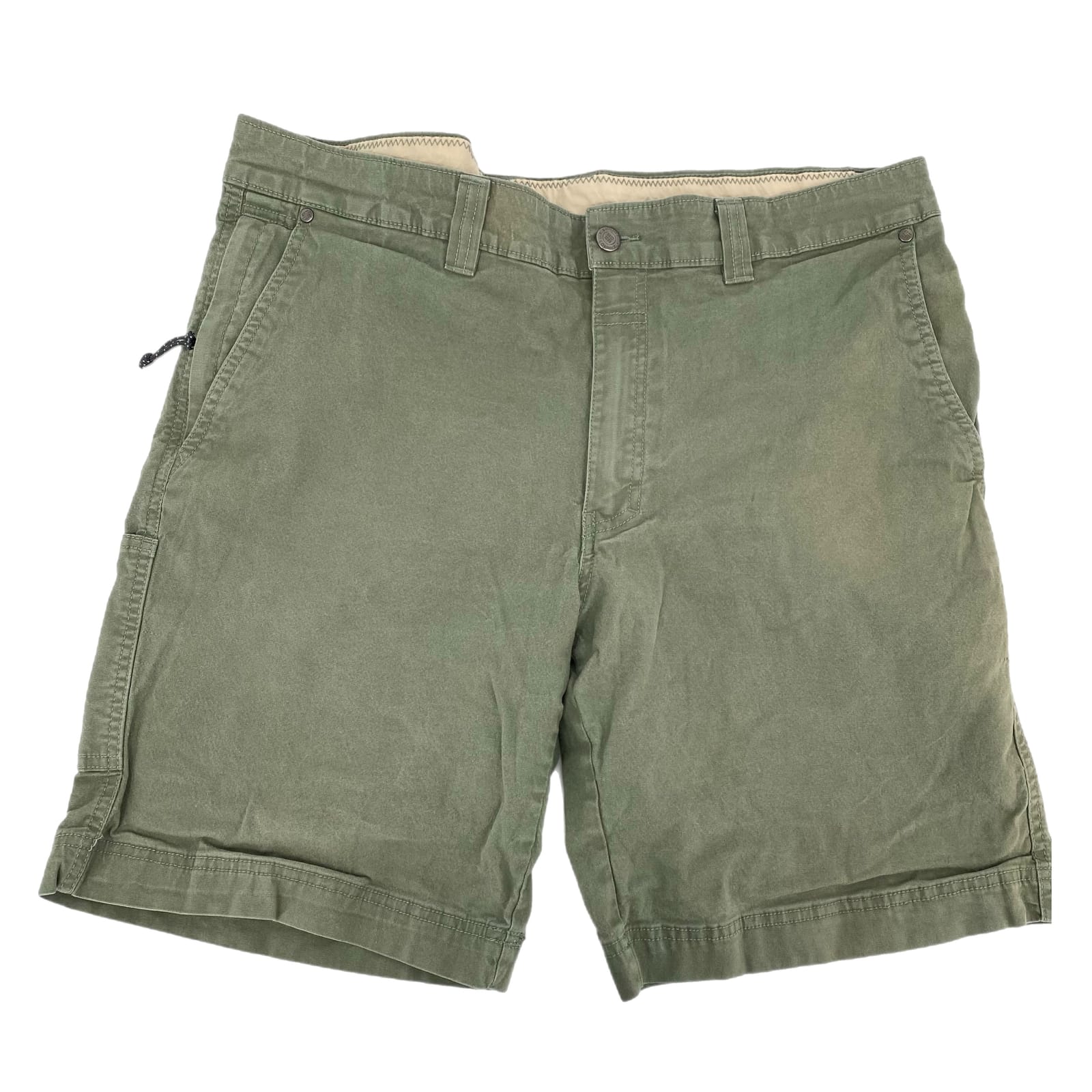 Columbia Green High-Rise Jean Shorts