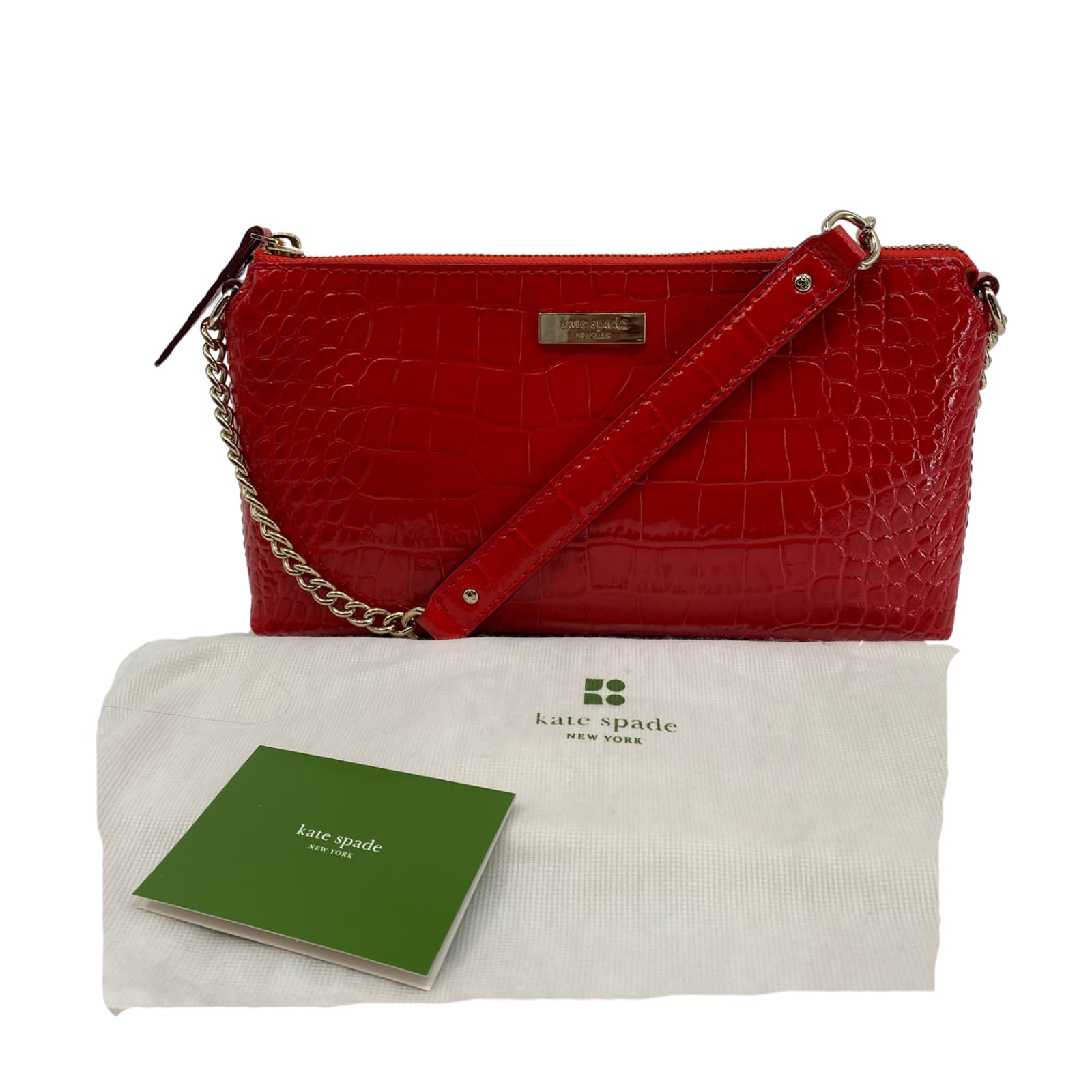 kate spade Red Patent Leather Shoulder Bag