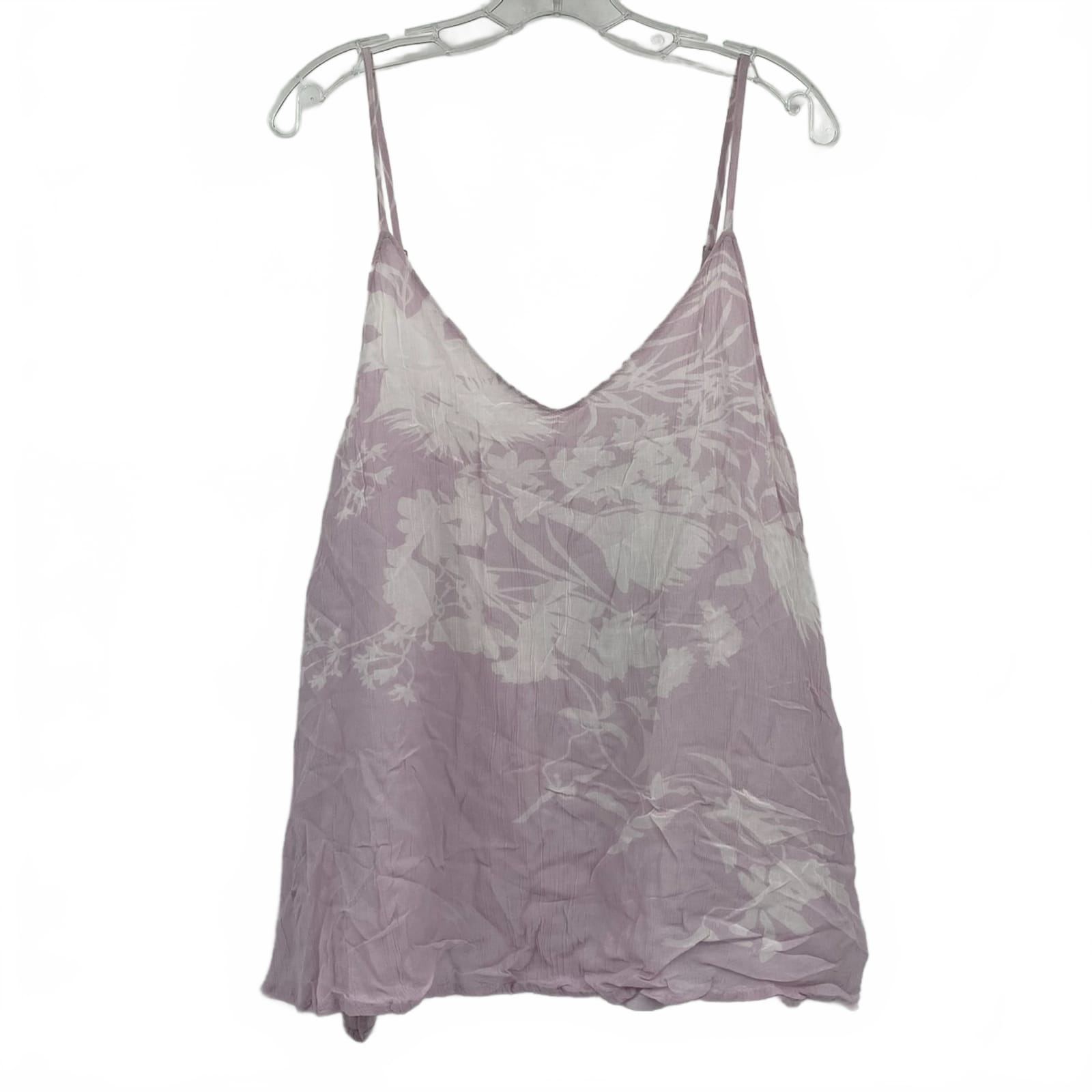 All Saints Purple White Ally Futurae Tank Top