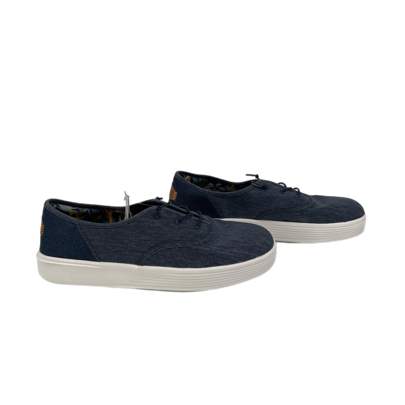Hey Dude Blue White Slip-On Sneakers