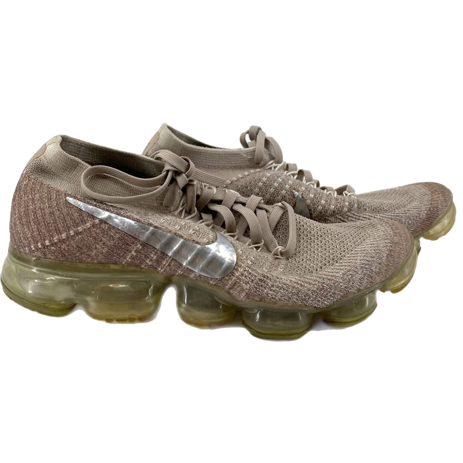 Nike Pink Lace Up VaporMax Sneakers