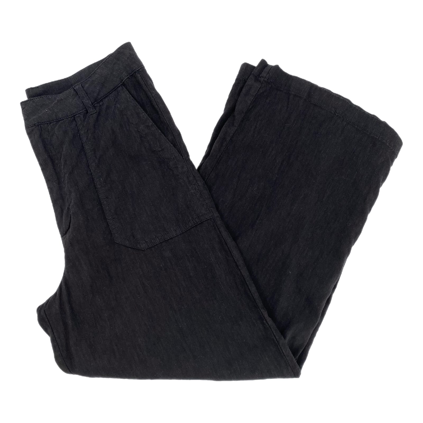 Kut from the Kloth Black Wide Leg Crop Pants