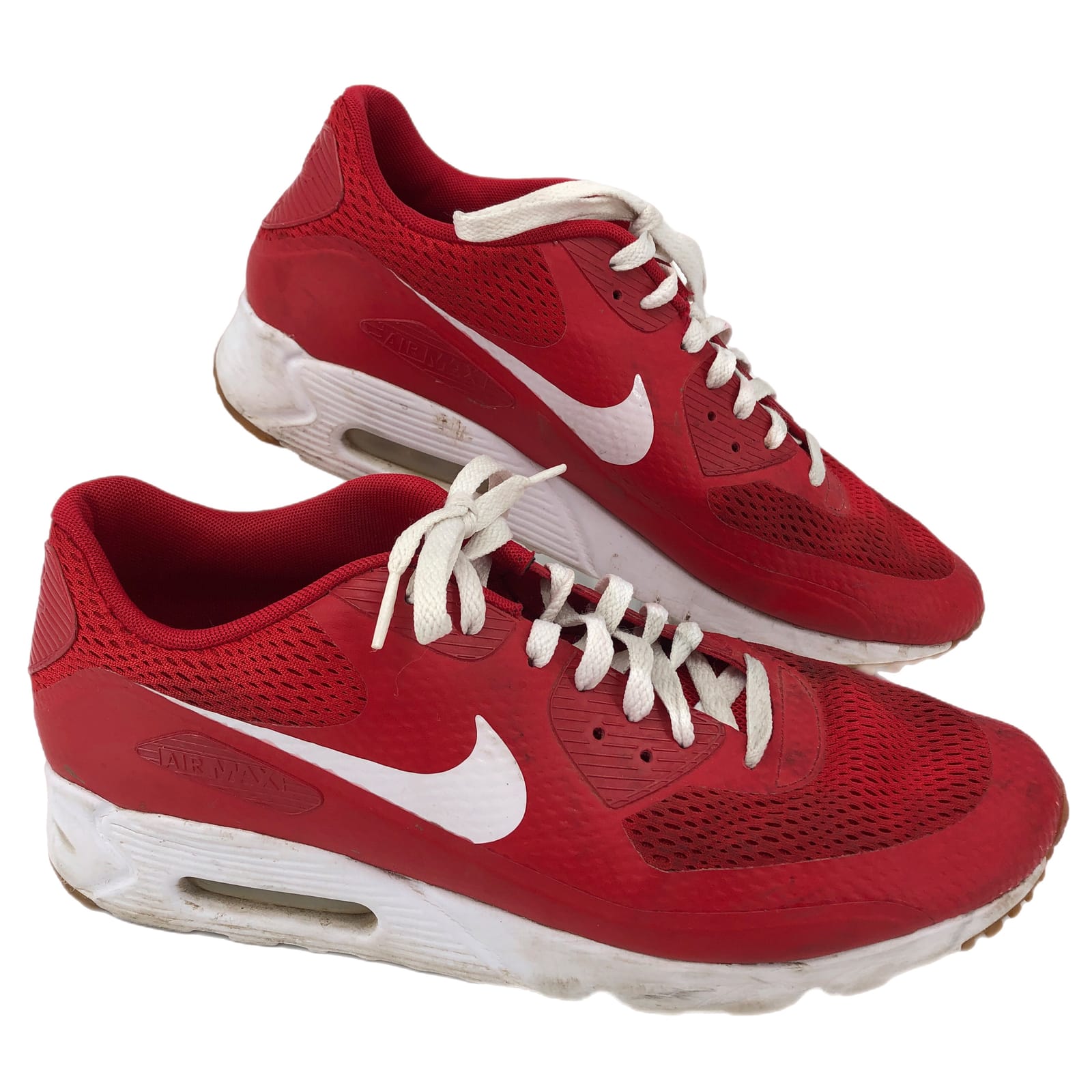 Nike Red & White Athletic Shoes