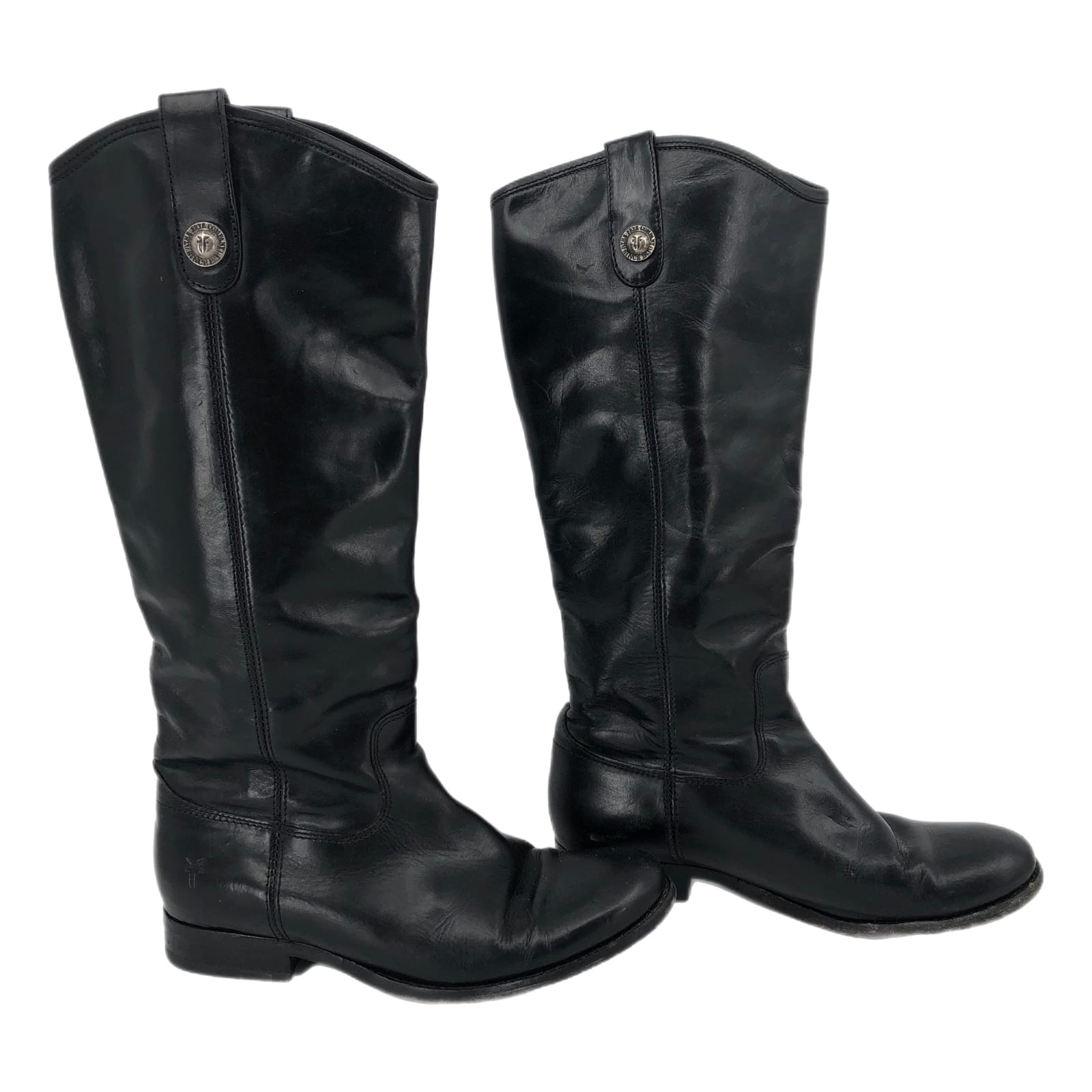 Frye Brown Leather Heeled Boots