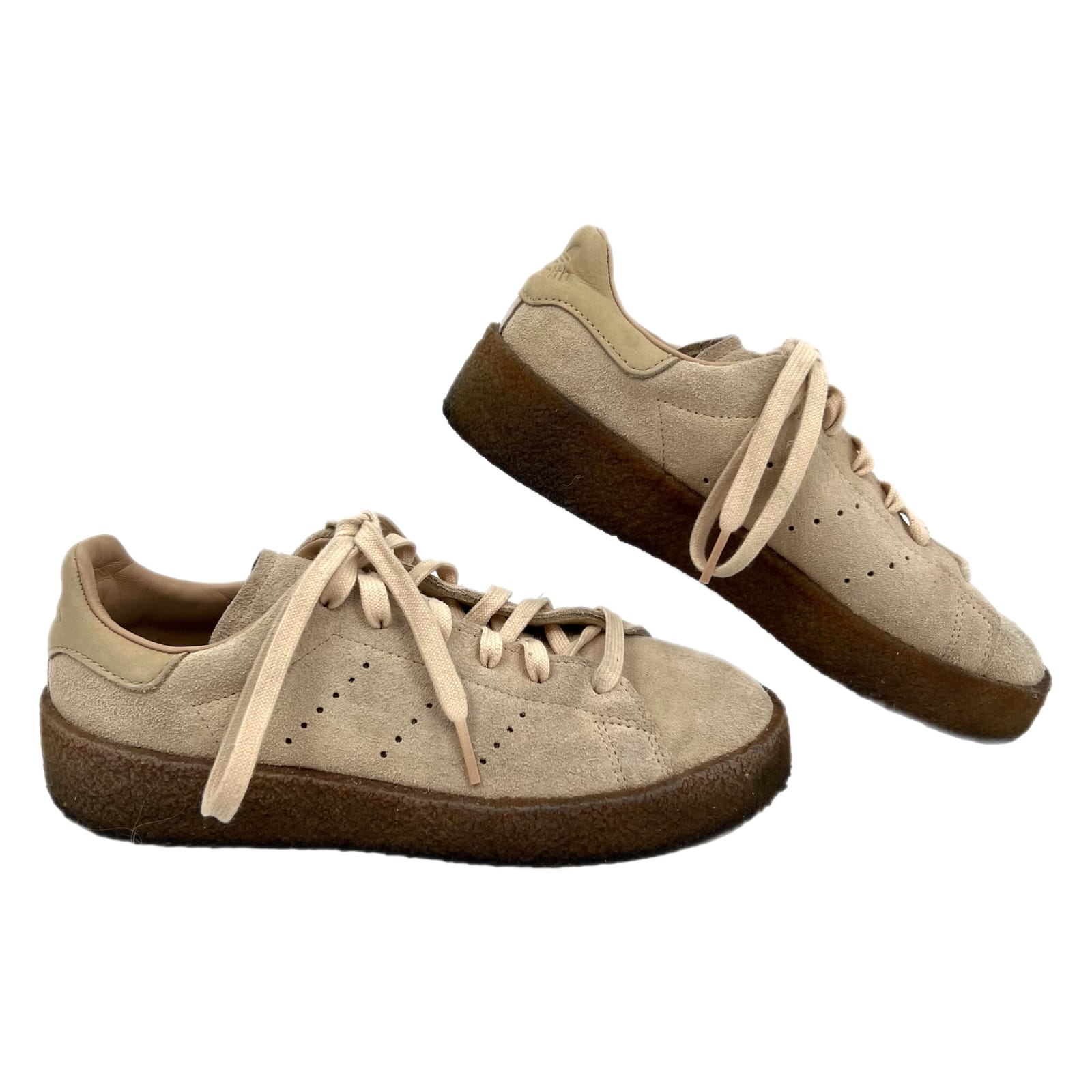 Adidas Beige Suede Stan Smith Sneakers
