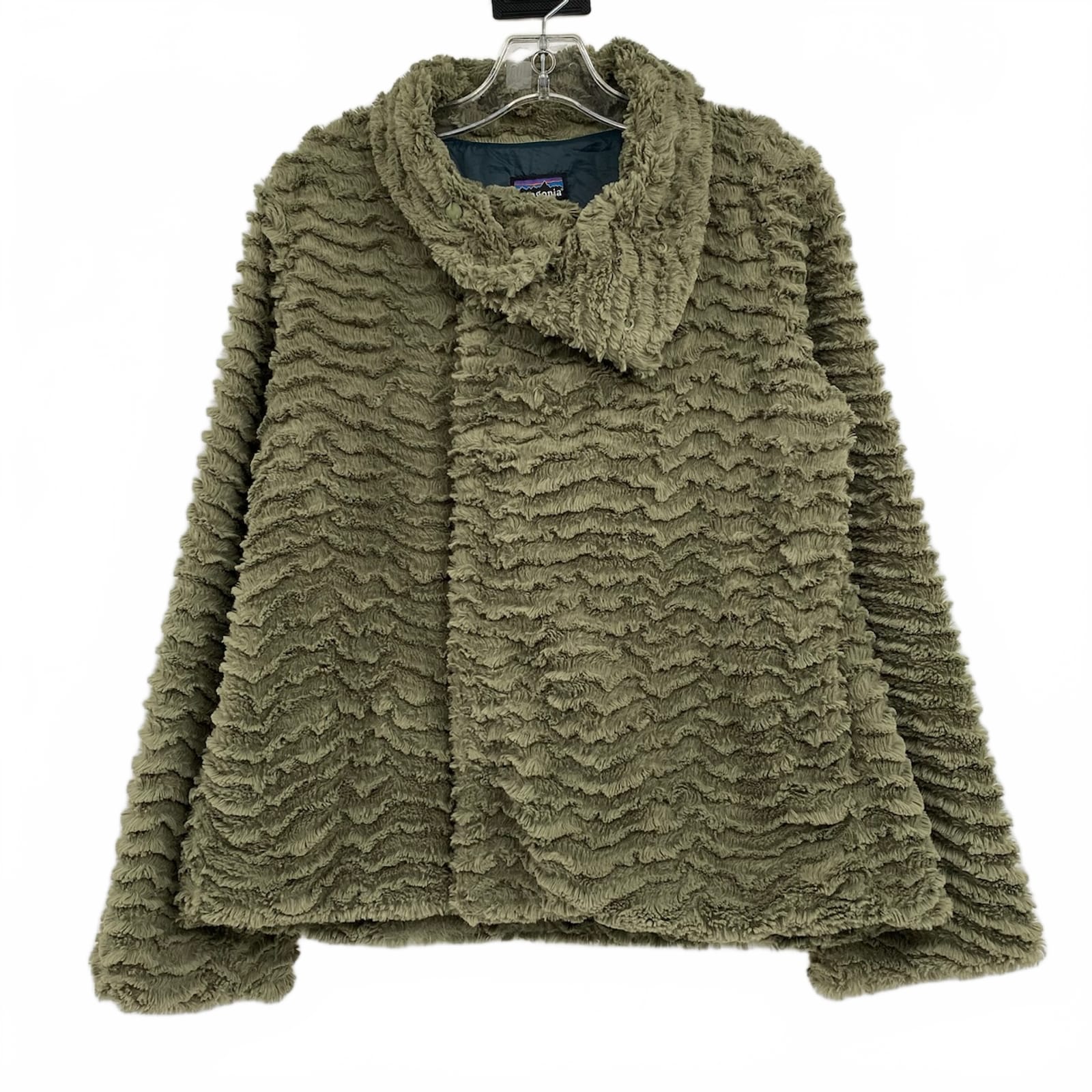 Patagonia Green Fuzzy Teddy Jacket