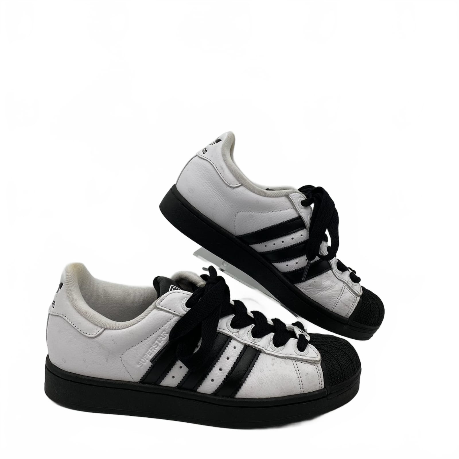 Adidas White/Black Superstar Sneakers