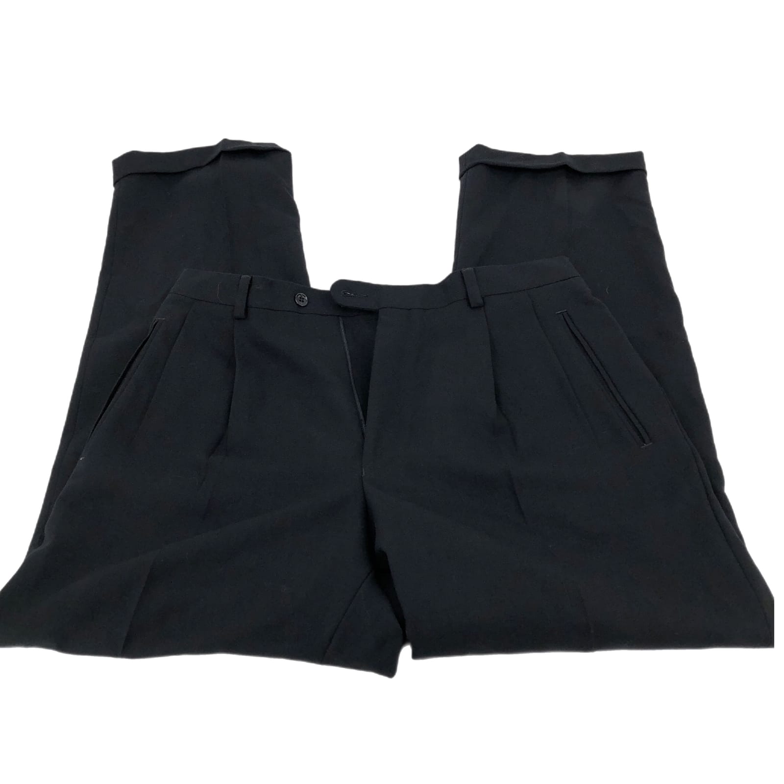 Elegant Black Straight Dress Pants for Men
