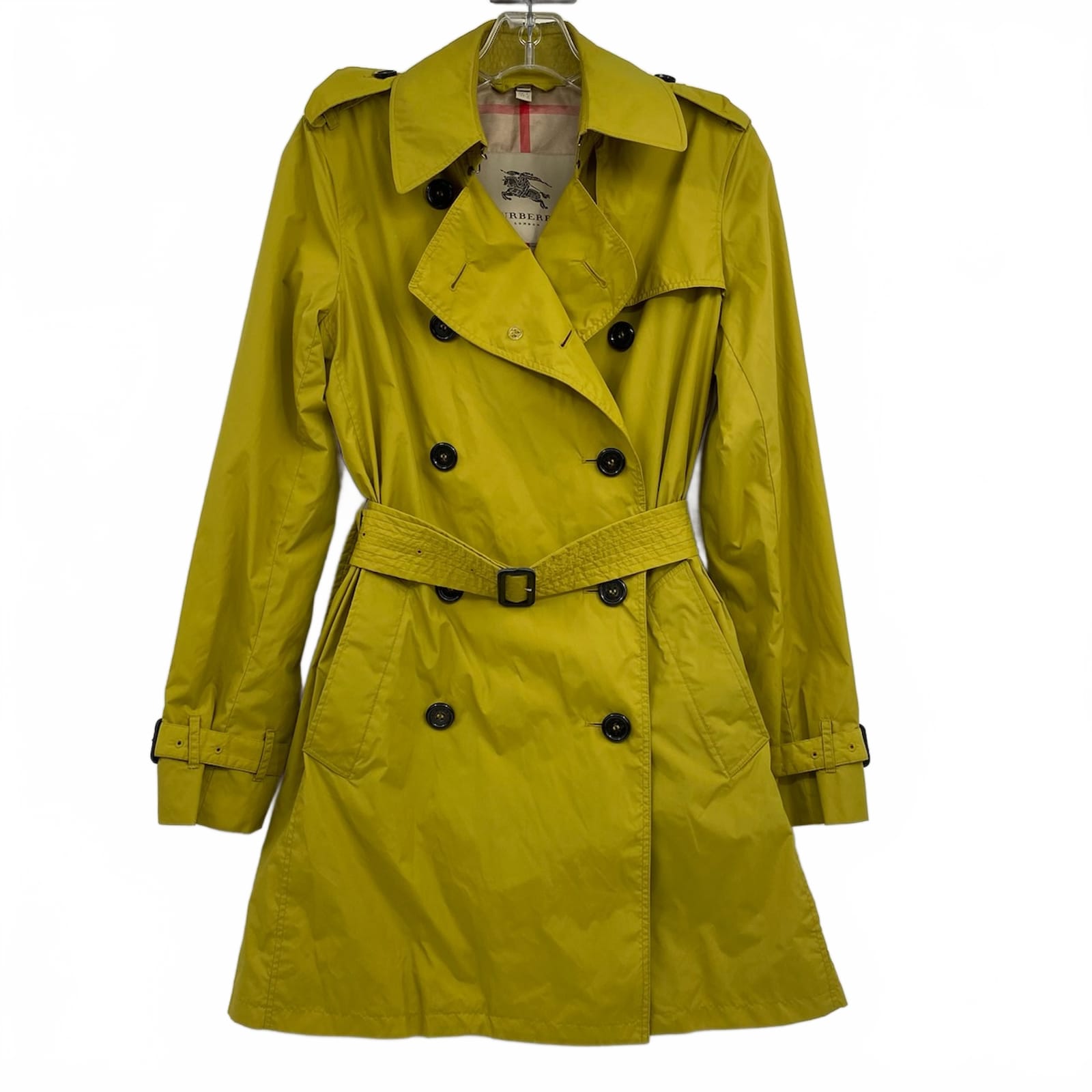 Burberry Green Chartreuse Peacoat