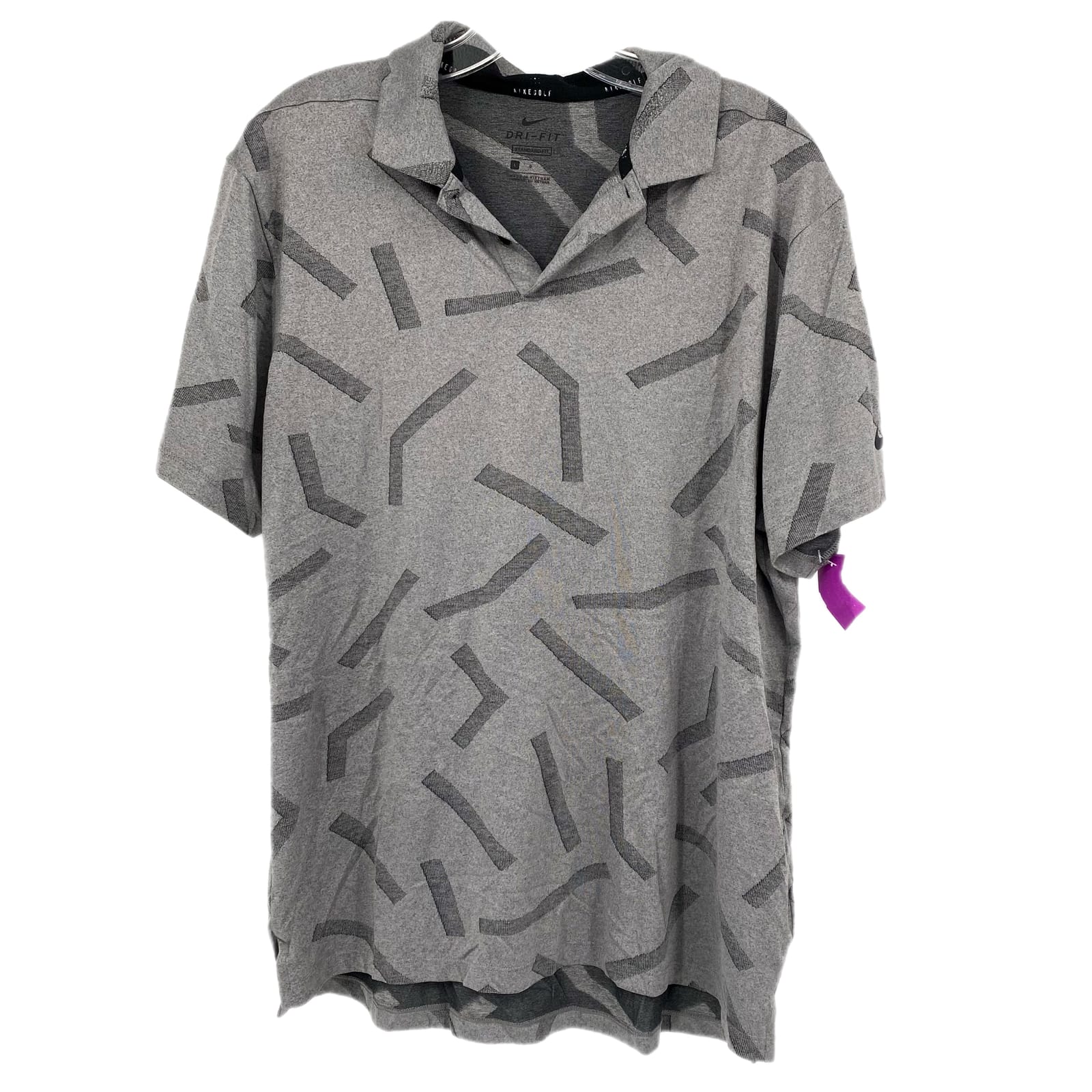 Nike Gray Printed Polo
