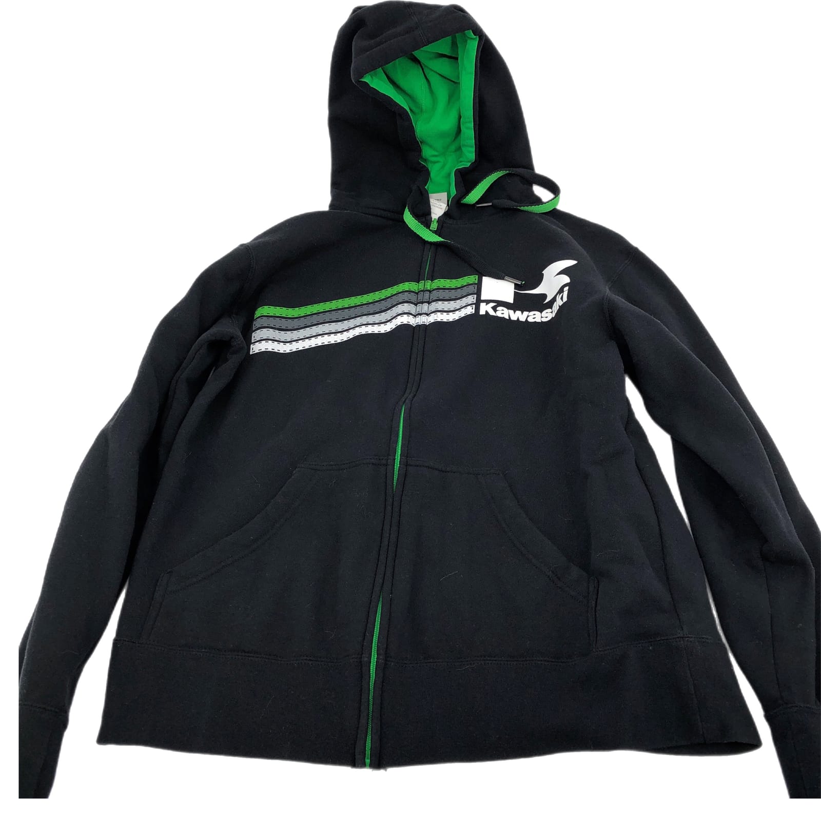 Black & Green Basic Jacket