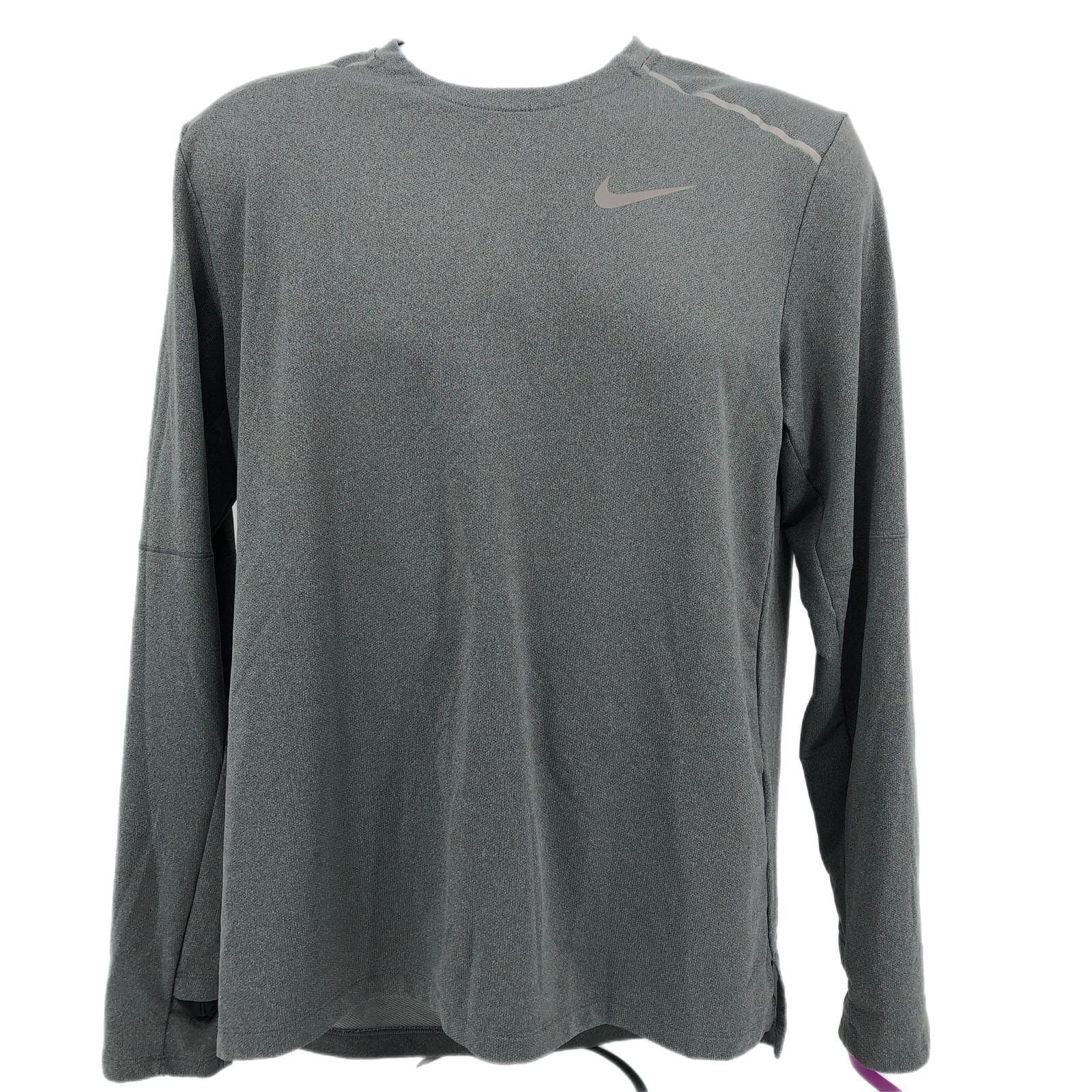 Nike Gray Moisture Wicking Long Sleeve T-Shirt