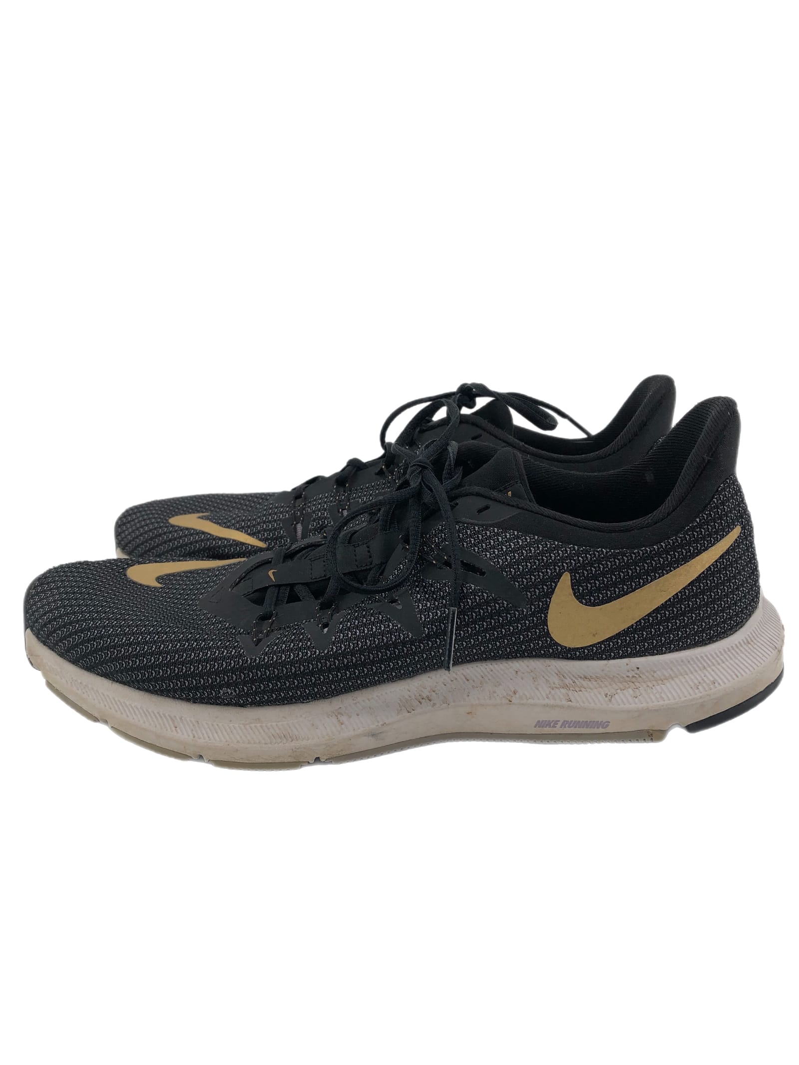 Nike Black Gold Athletic Shoes