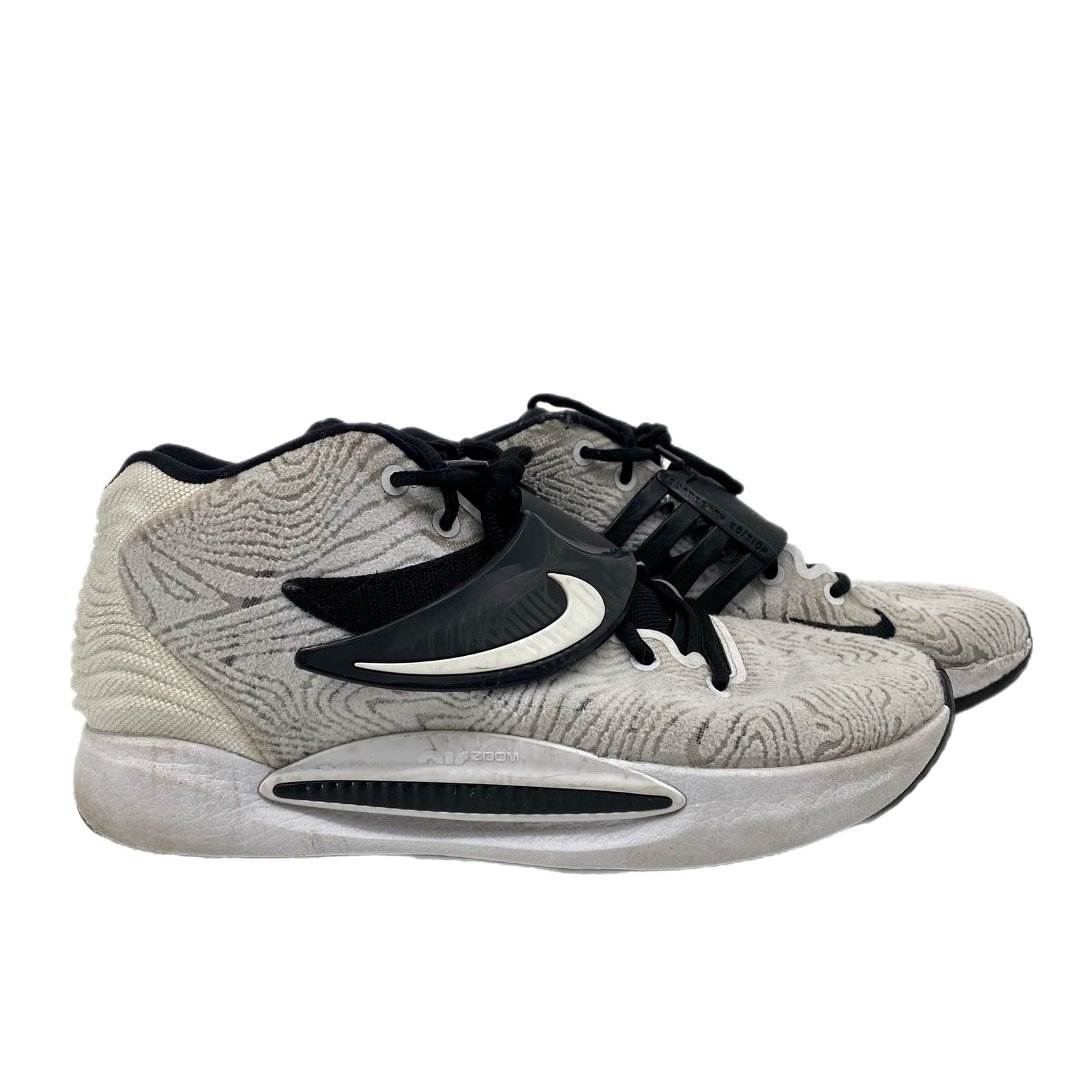 Nike White Black KD Athletic Sneakers