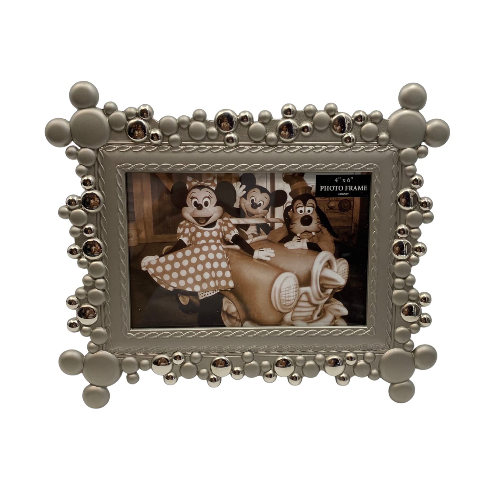 Disney Silver Rhinestone Mickey Mouse Photo Frame