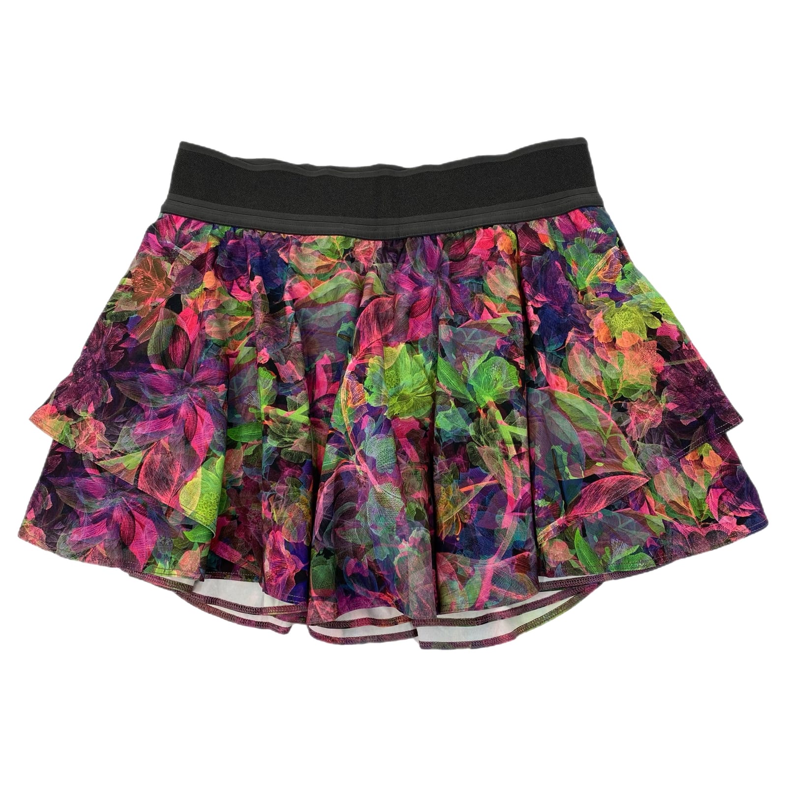 Lululemon Pink Green Floral Athletic Skort