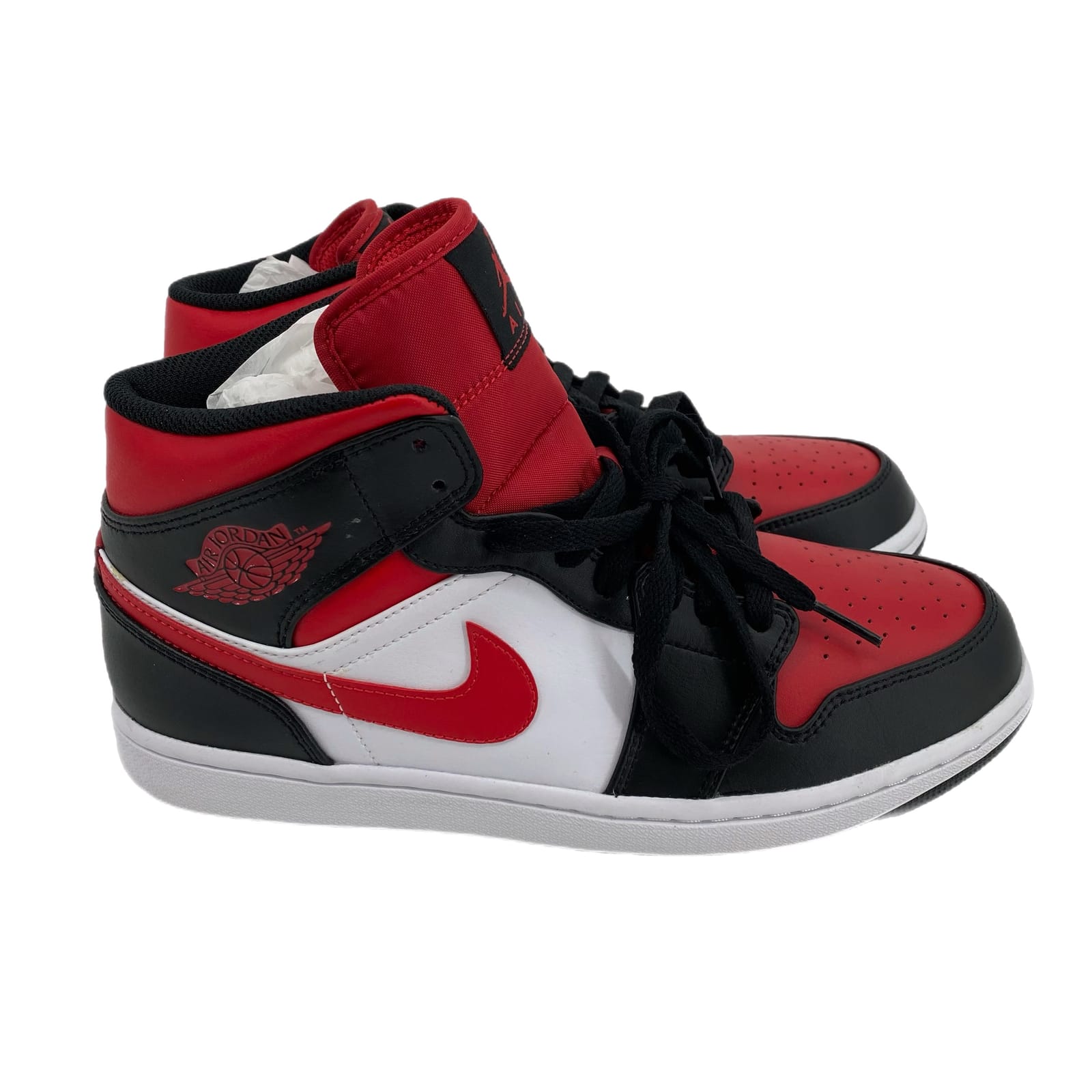 Nike Red Lace Up Canvas Athletic Shoes