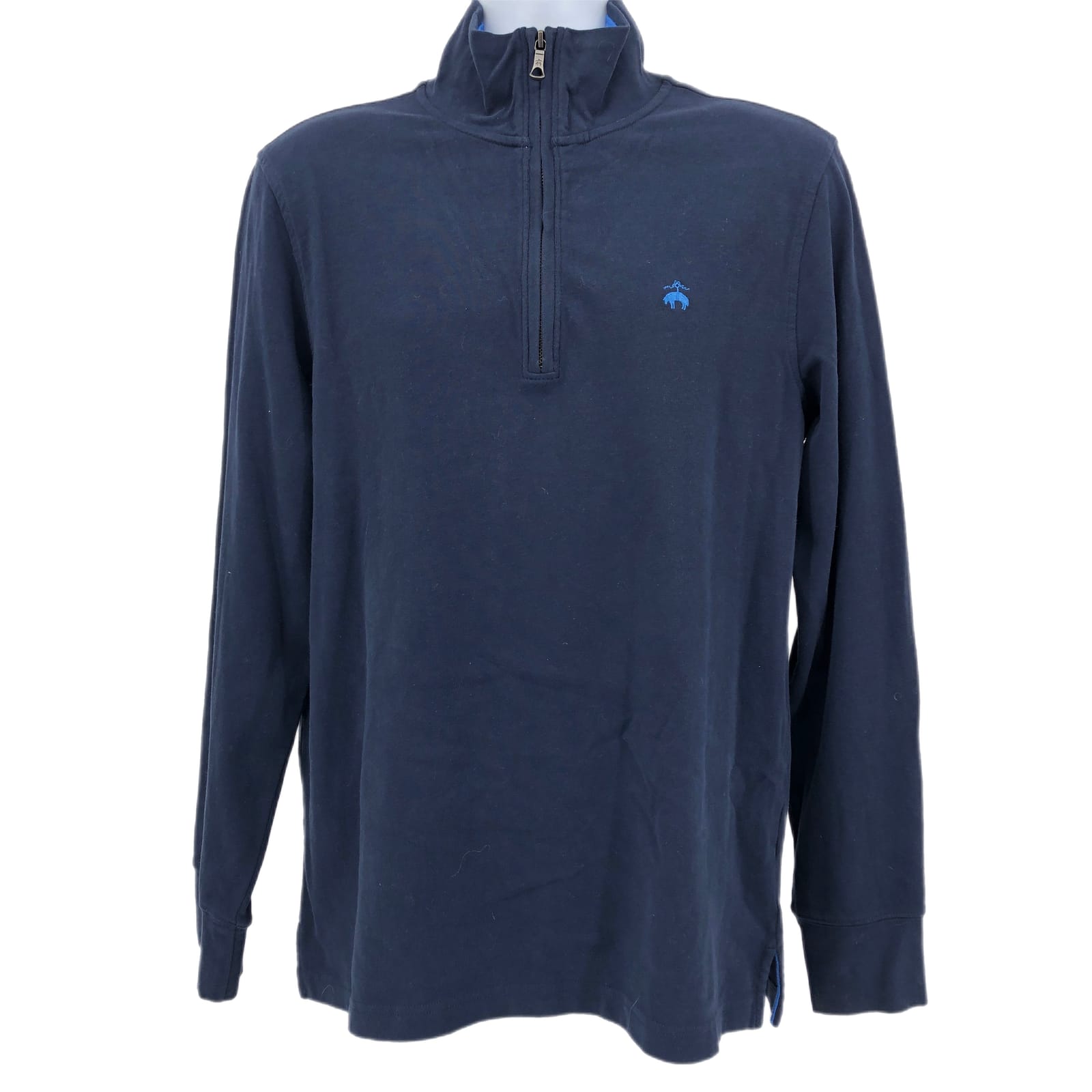 Brooks Brothers Blue 1/2 Zip Sweater