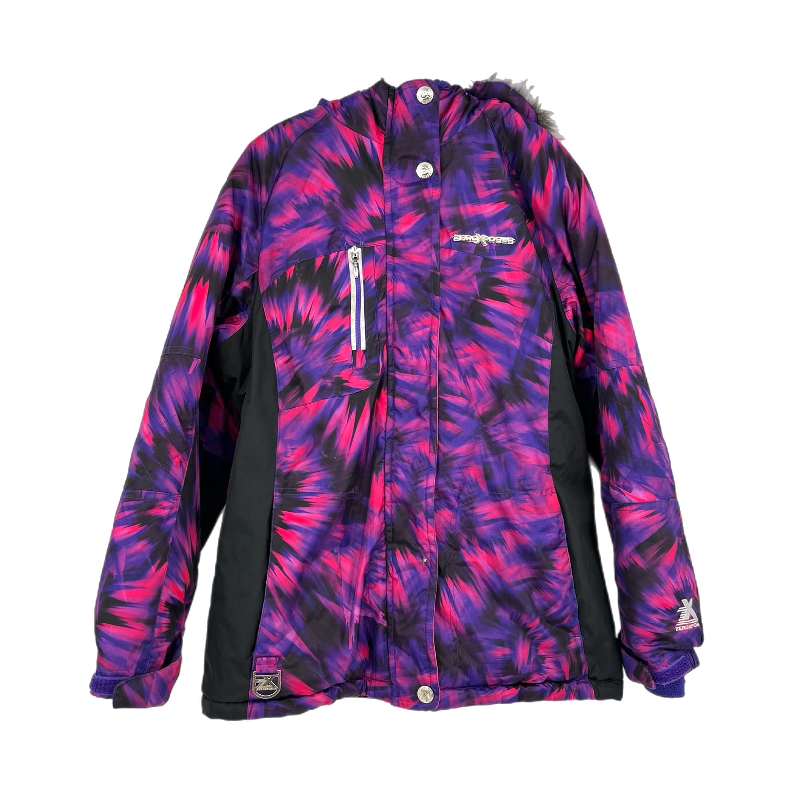 ZeroXposur Purple & Pink Puffer Jacket