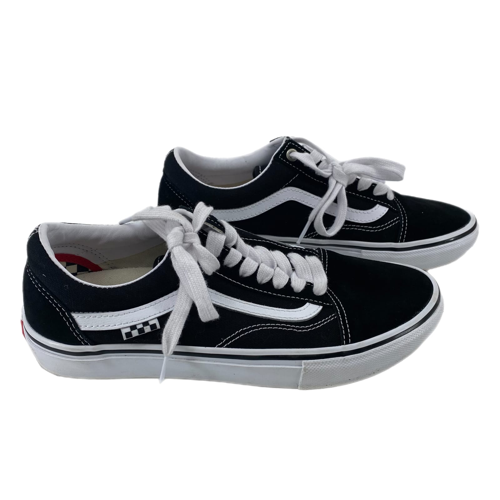 Vans Black White Classic Athletic Suede Sneakers