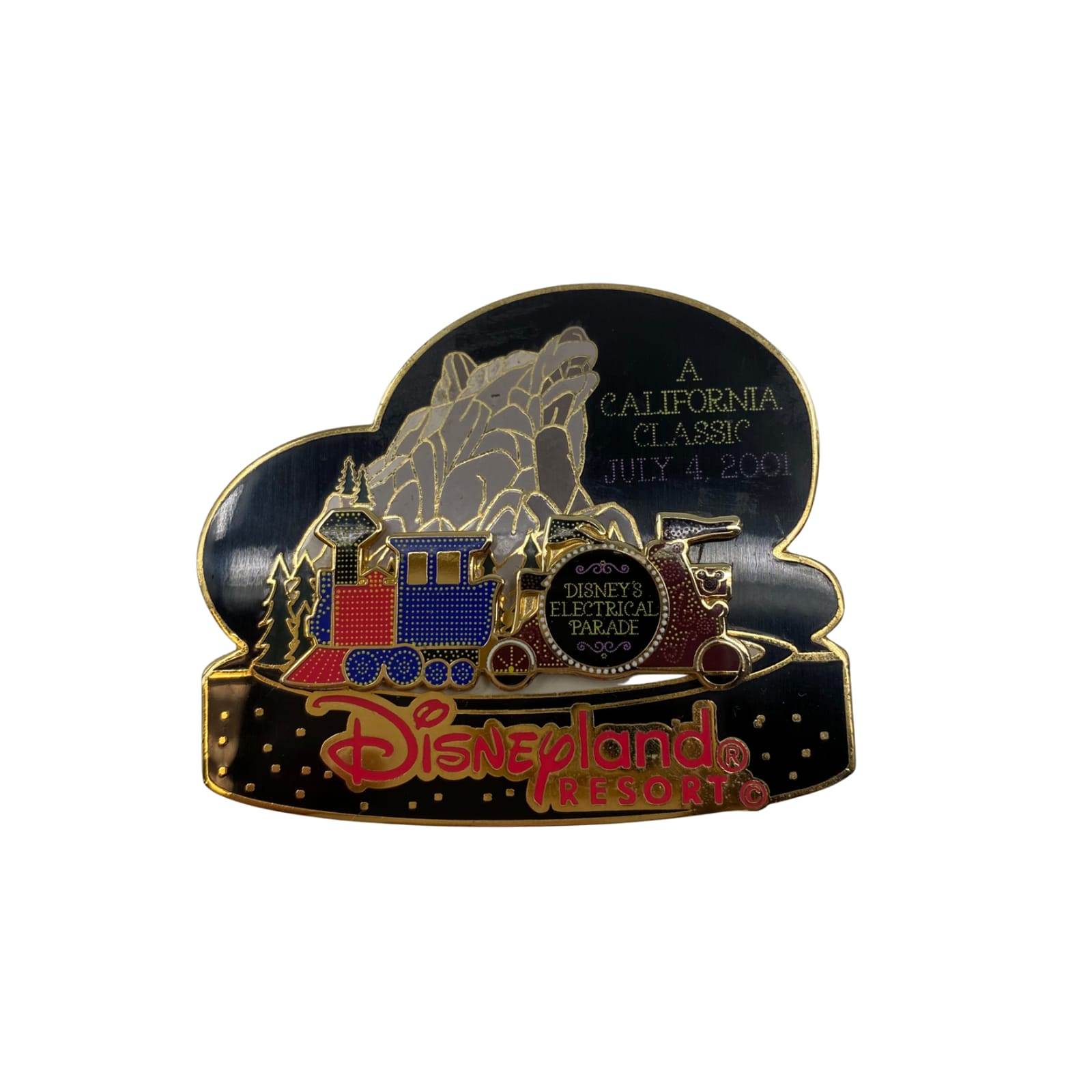 Disney Classic Black and Gold Statement Brooch