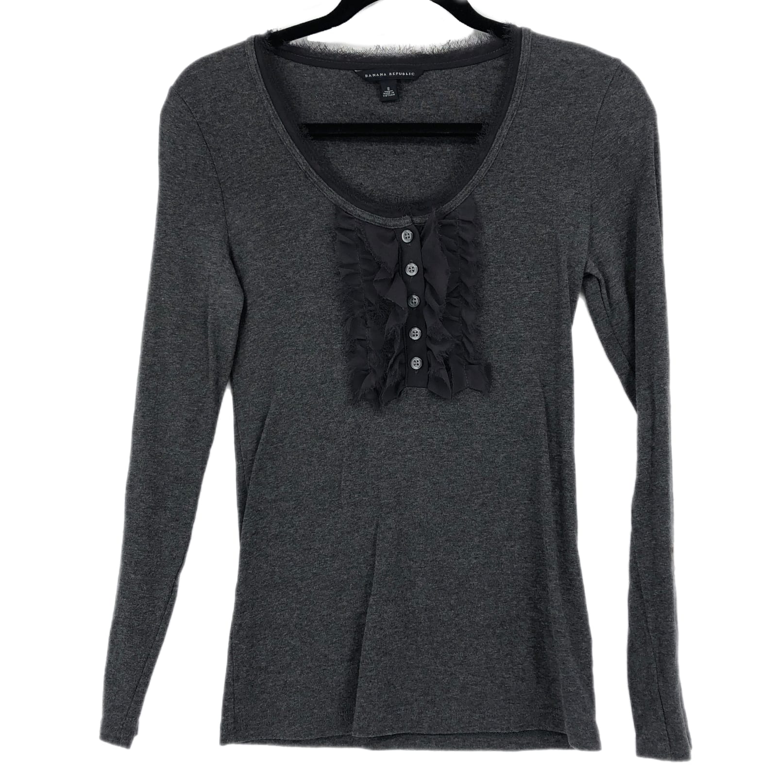 Banana Republic Gray Classic T-Shirt