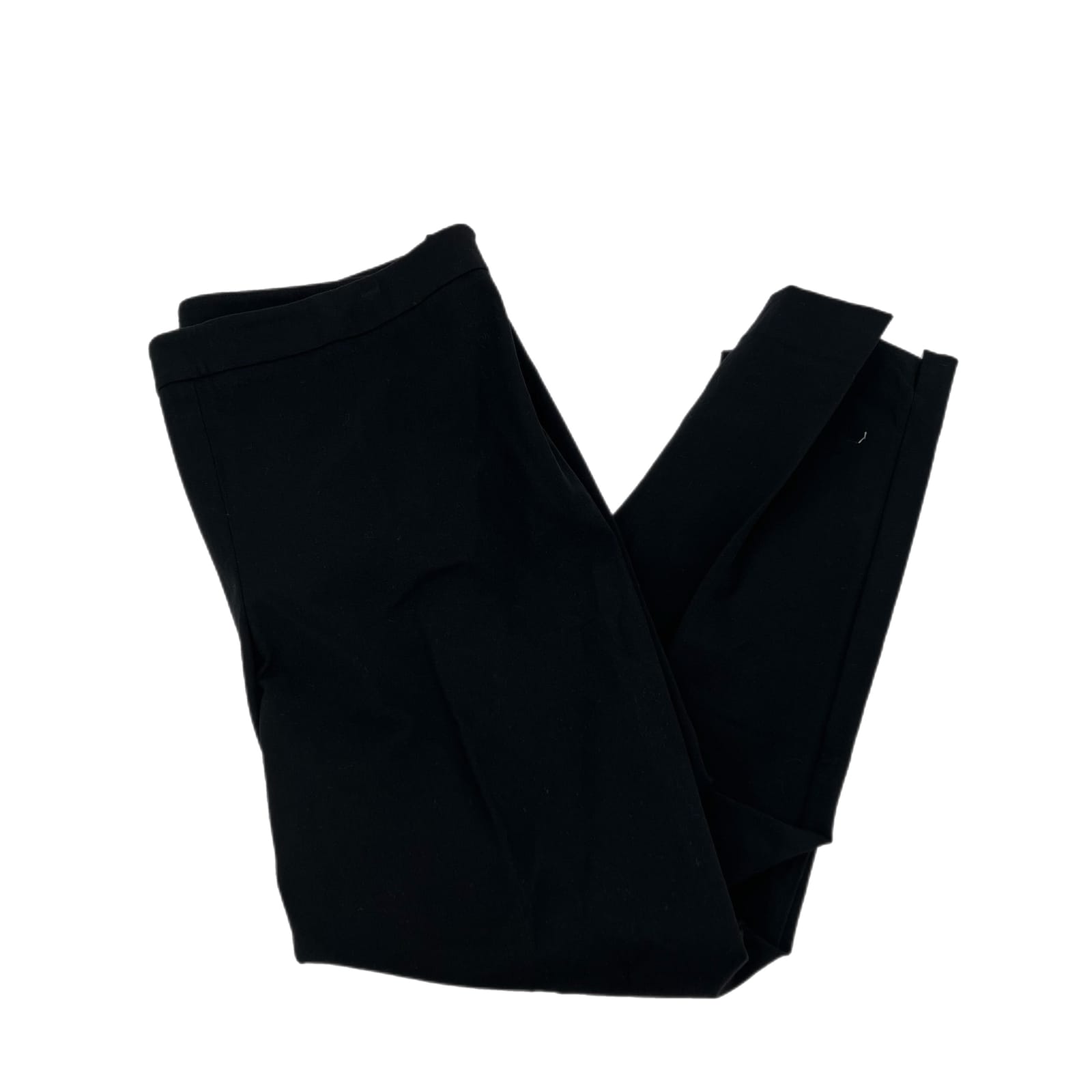 Talbots Black Baggy Cotton Trousers