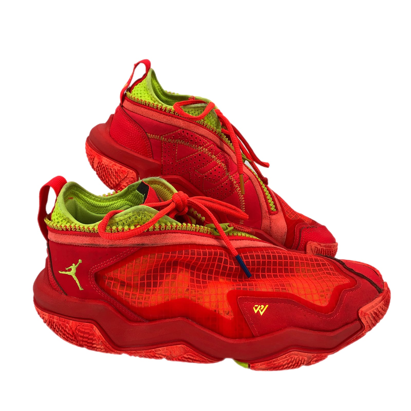 Jordan Orange-Yellow Athletic Shoes