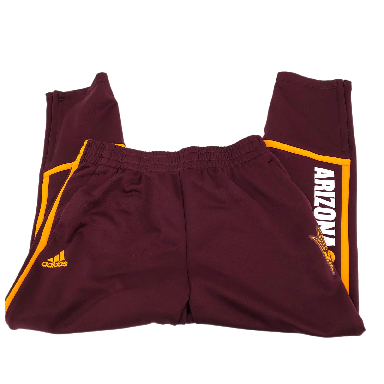adidas Red-Yellow Arizona Classic Sweatpants & Joggers