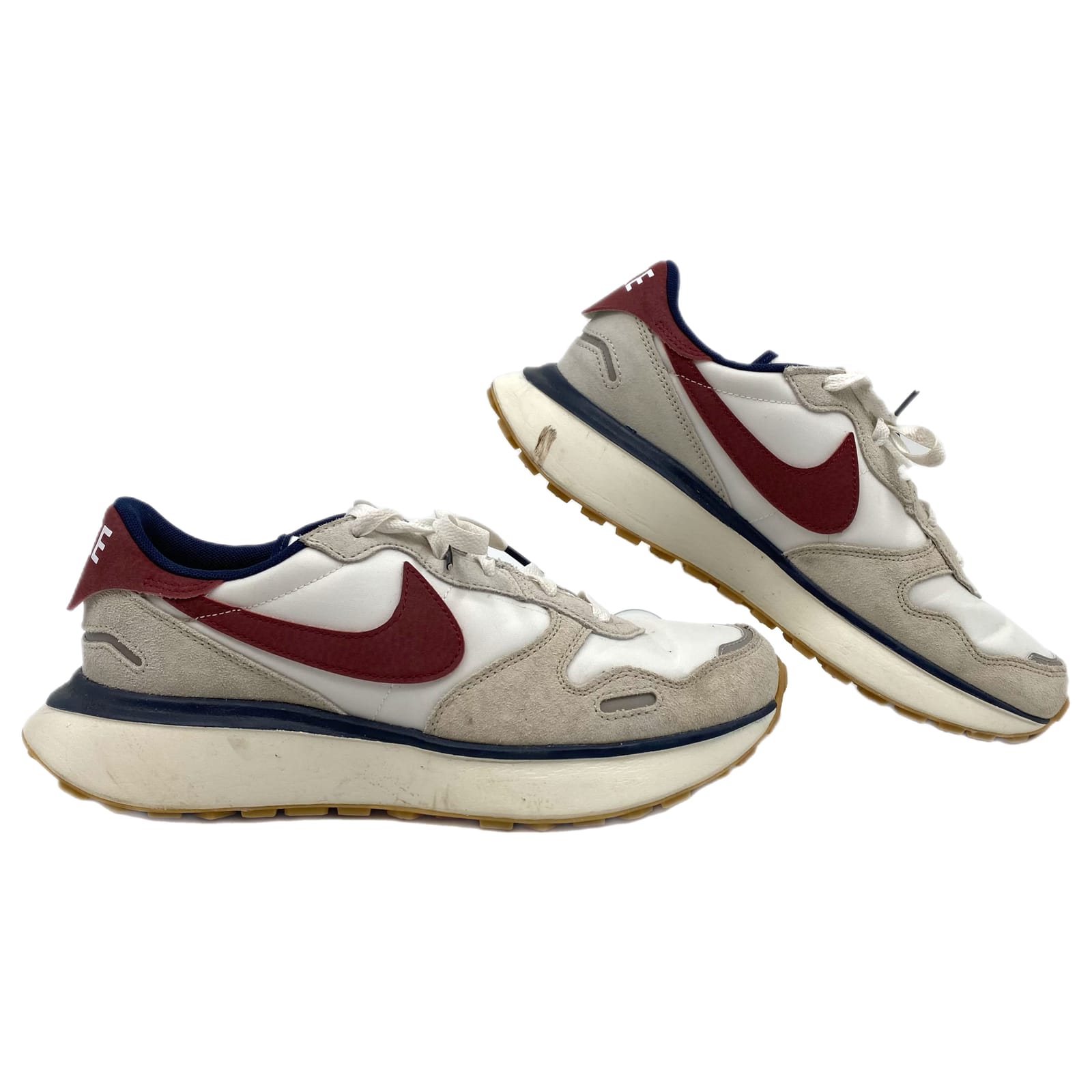 Nike White Blue Waffle Sneakers